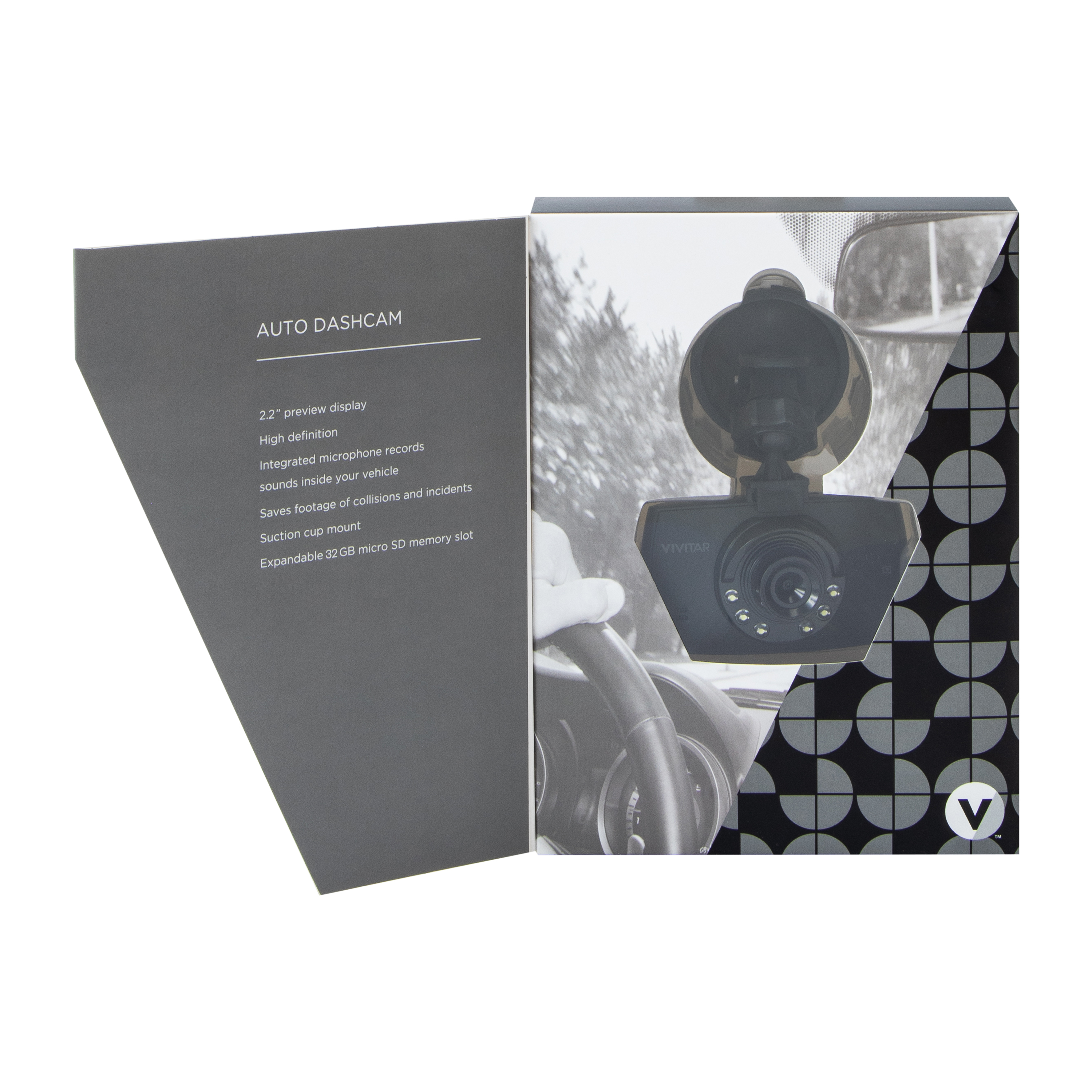Vivitar® HD Dash Cam