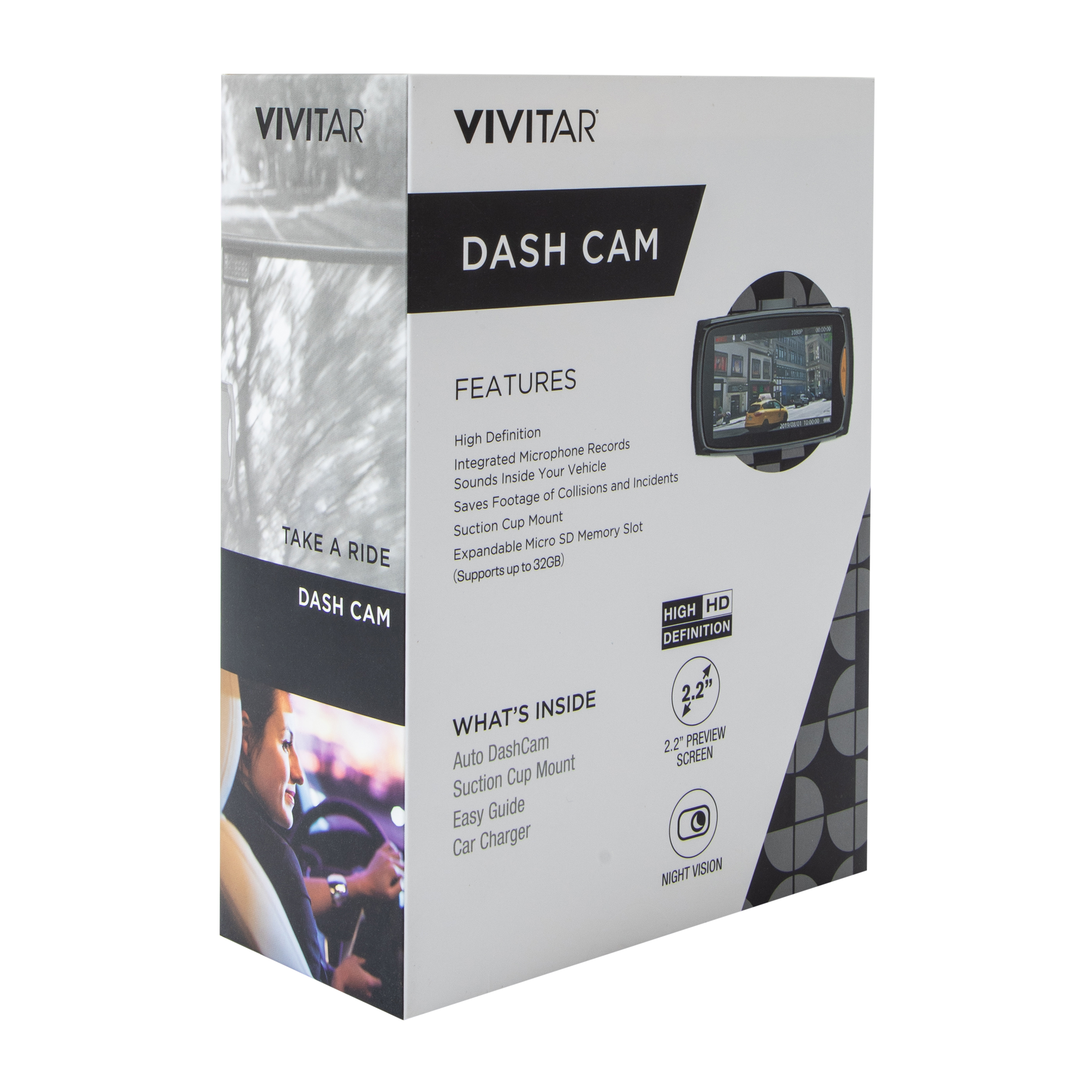 Vivitar® HD Dash Cam