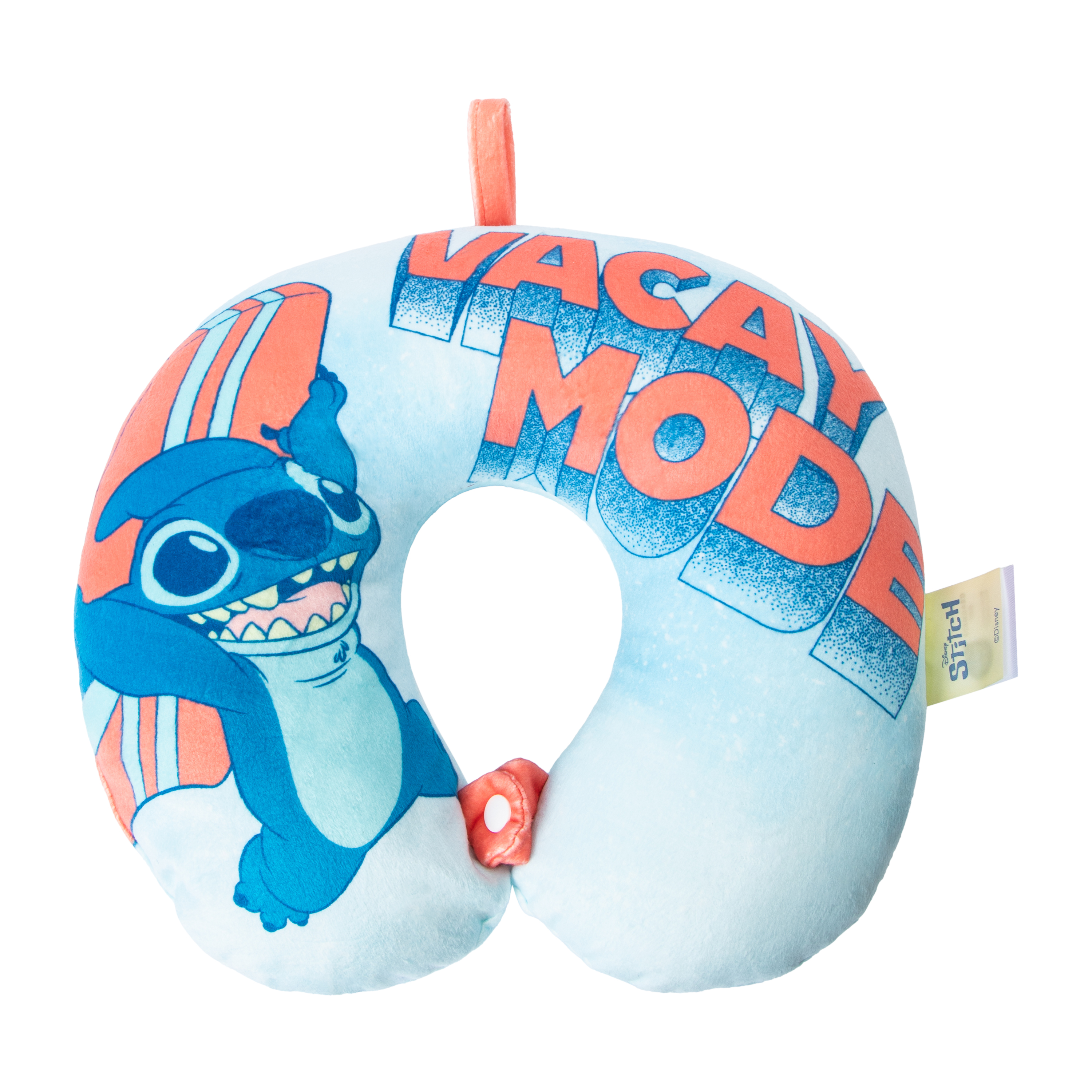 Disney Stitch Vacay Mode Travel Neck Pillow