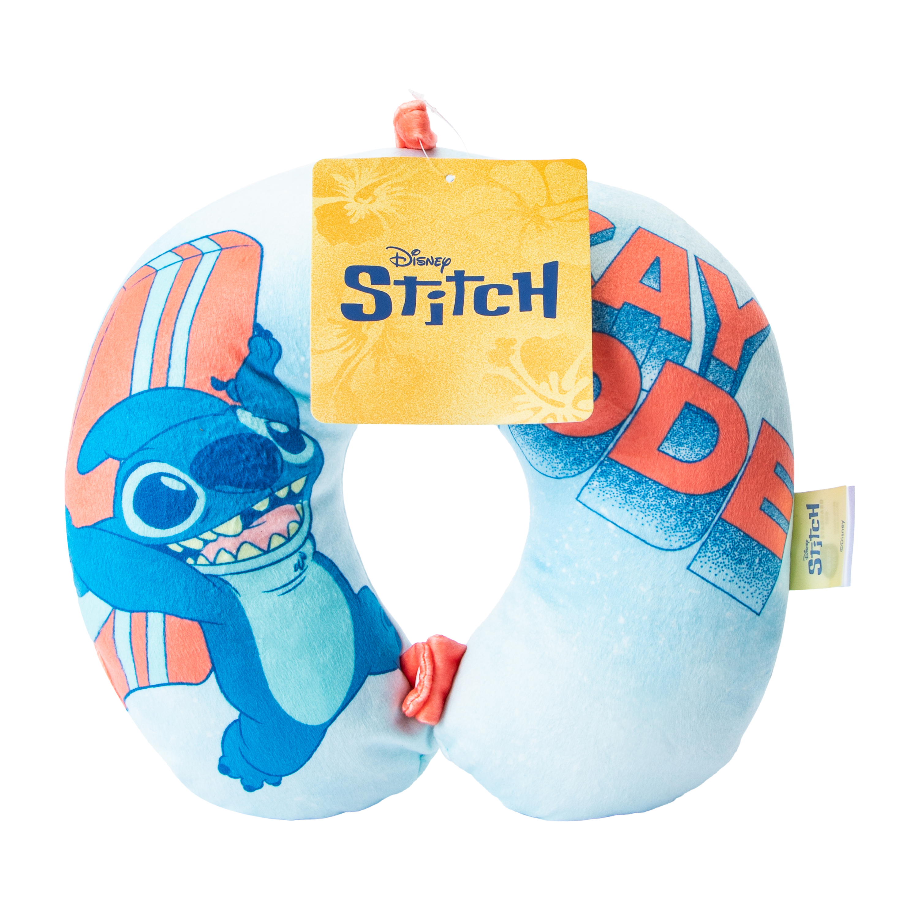Disney Stitch Vacay Mode Travel Neck Pillow