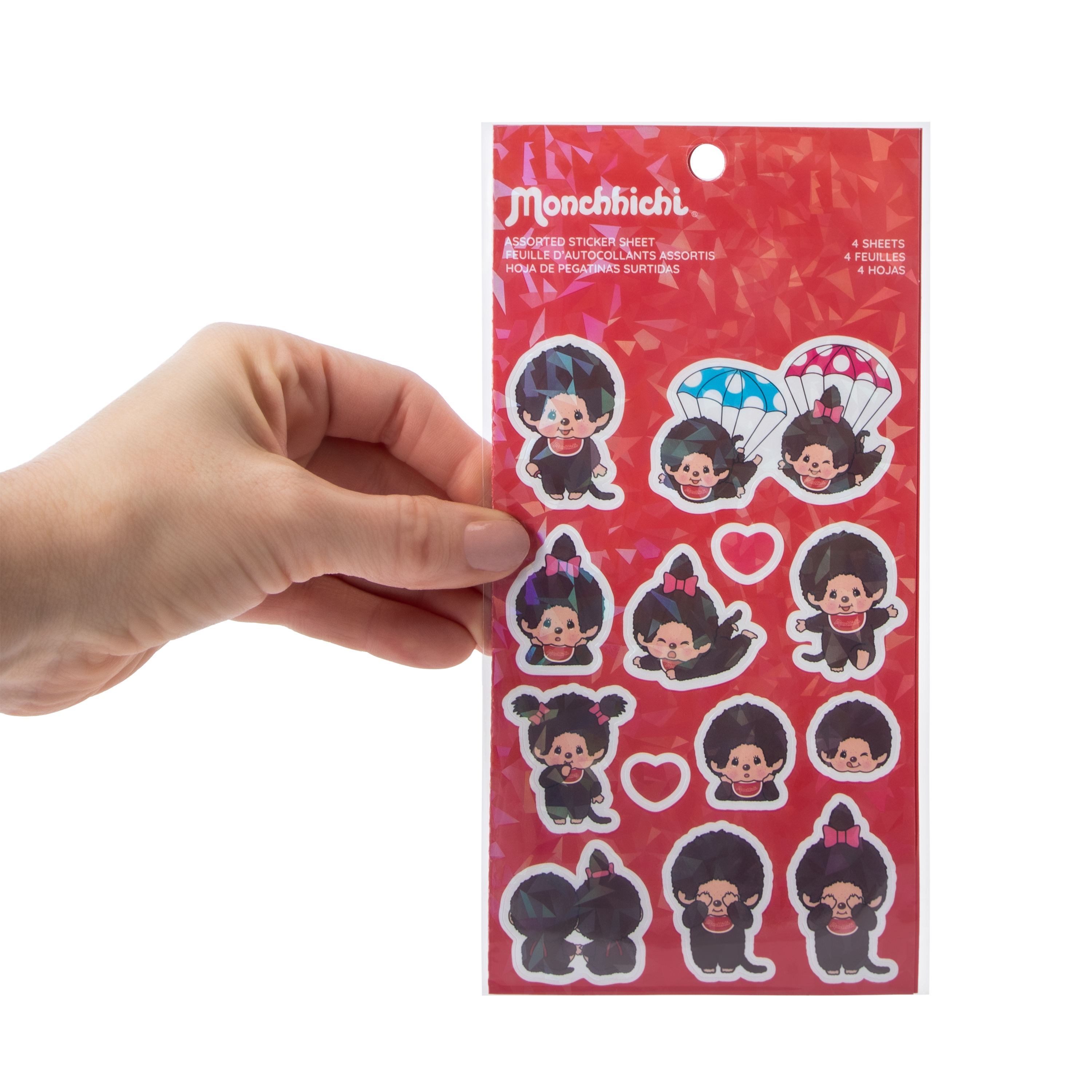 Monchhichi® Assorted Sticker Sheet 4-Pack