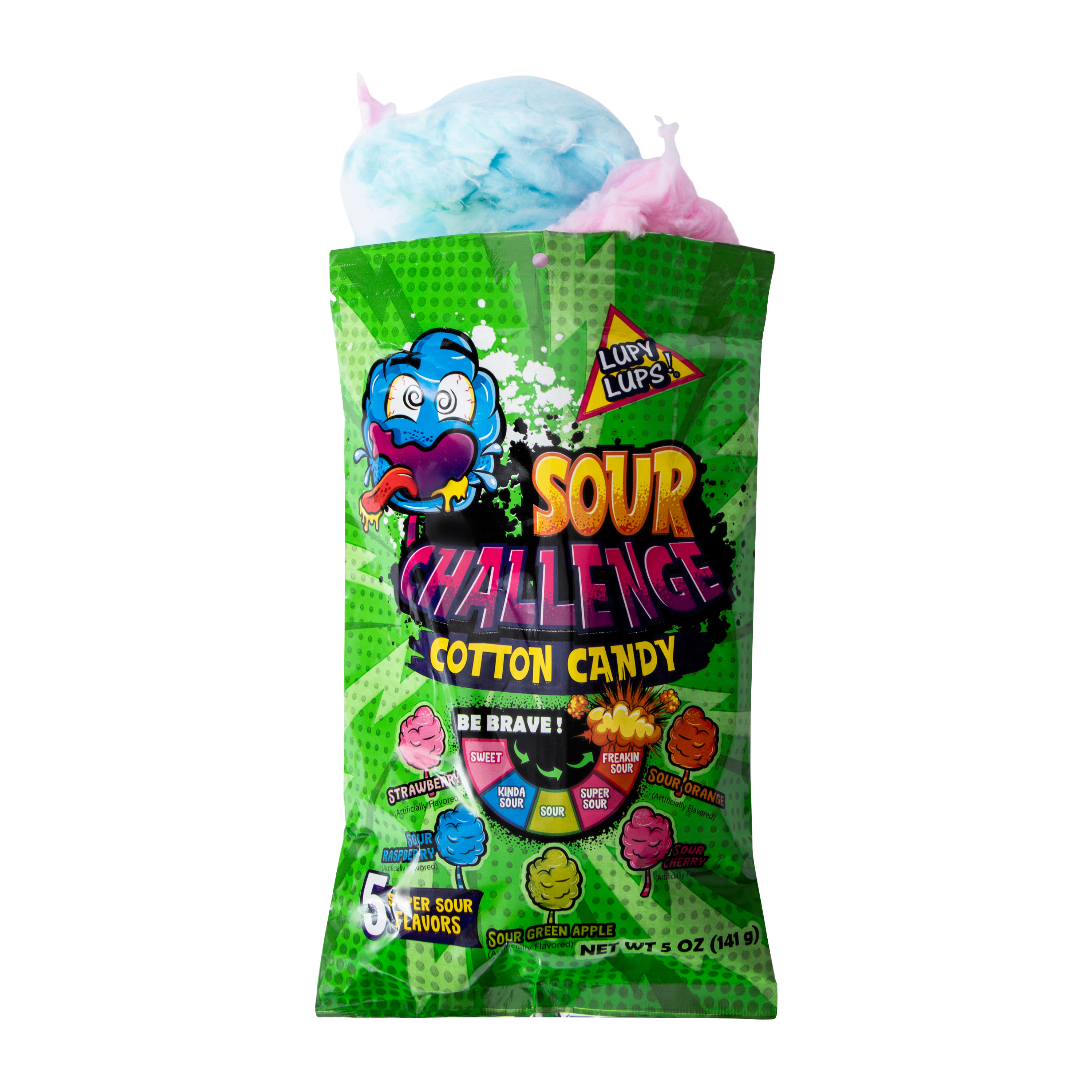 Sour Challenge Cotton Candy 5oz