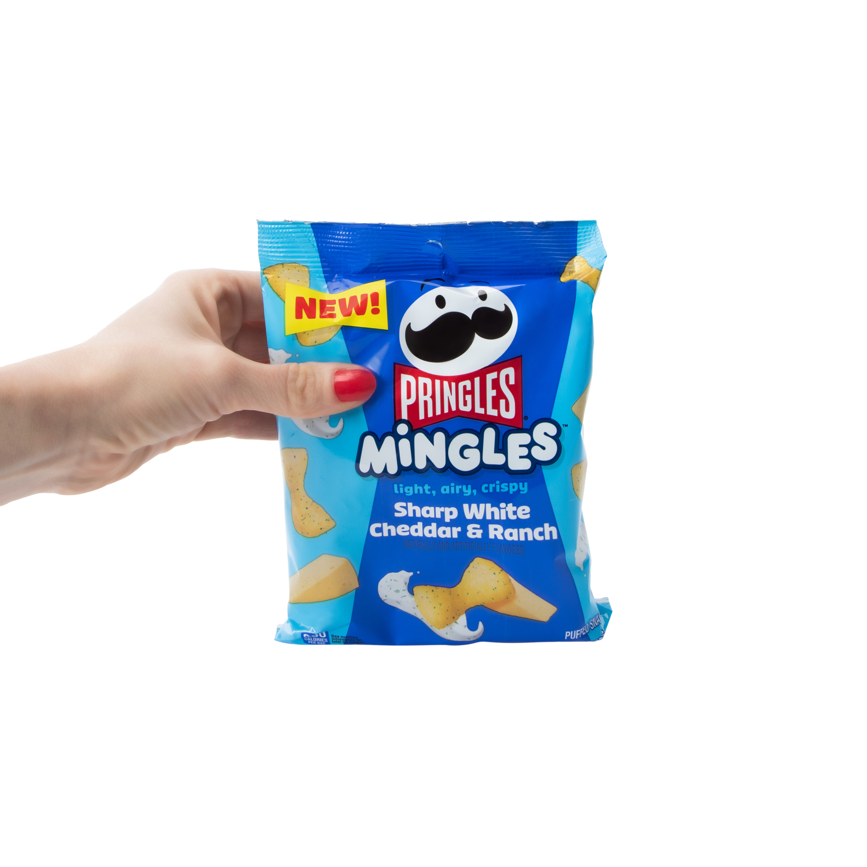 Pringles® Mingles™ Sharp White Cheddar & Ranch Crips 2oz