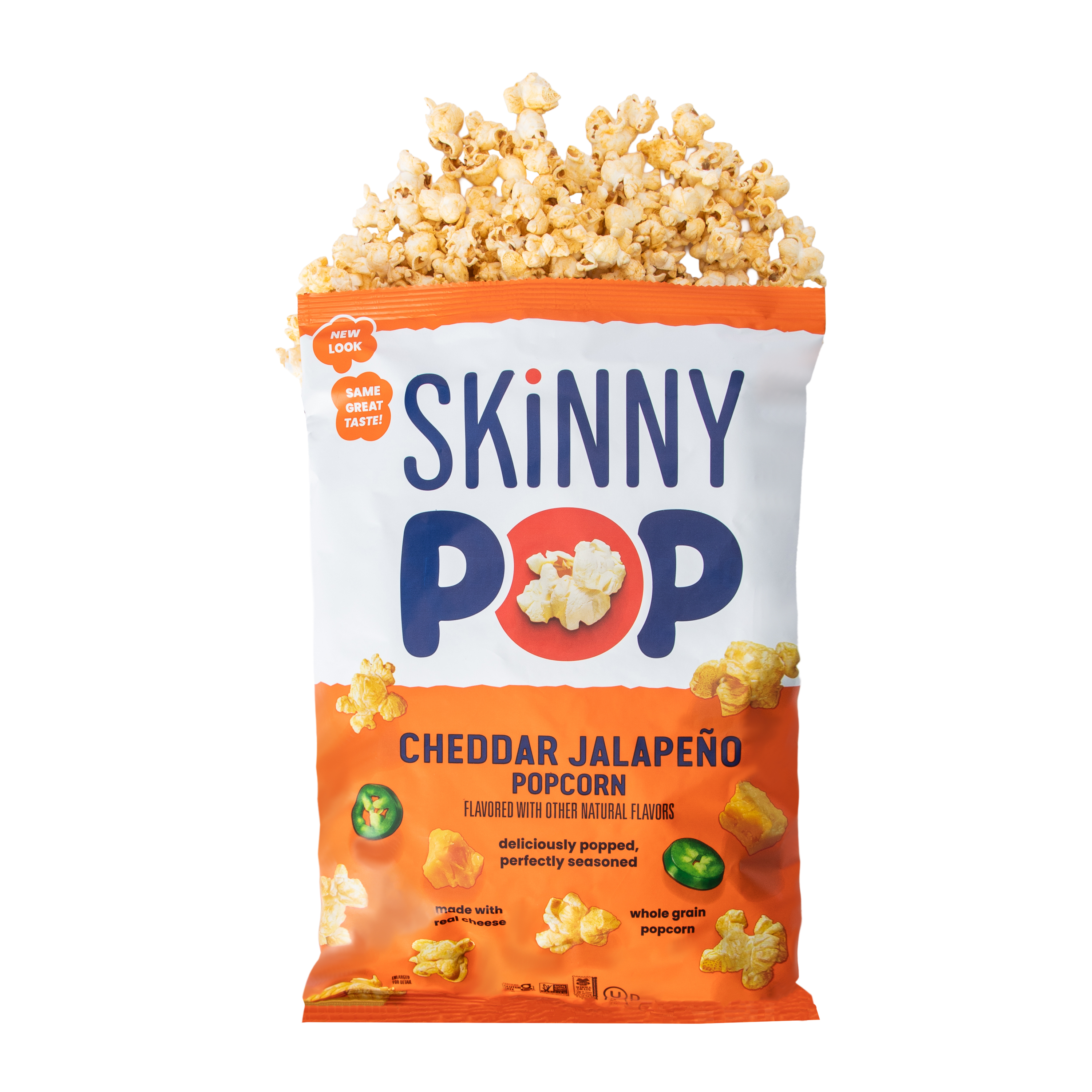 Skinny Pop Cheddar Jalapeno Popcorn 4.4oz