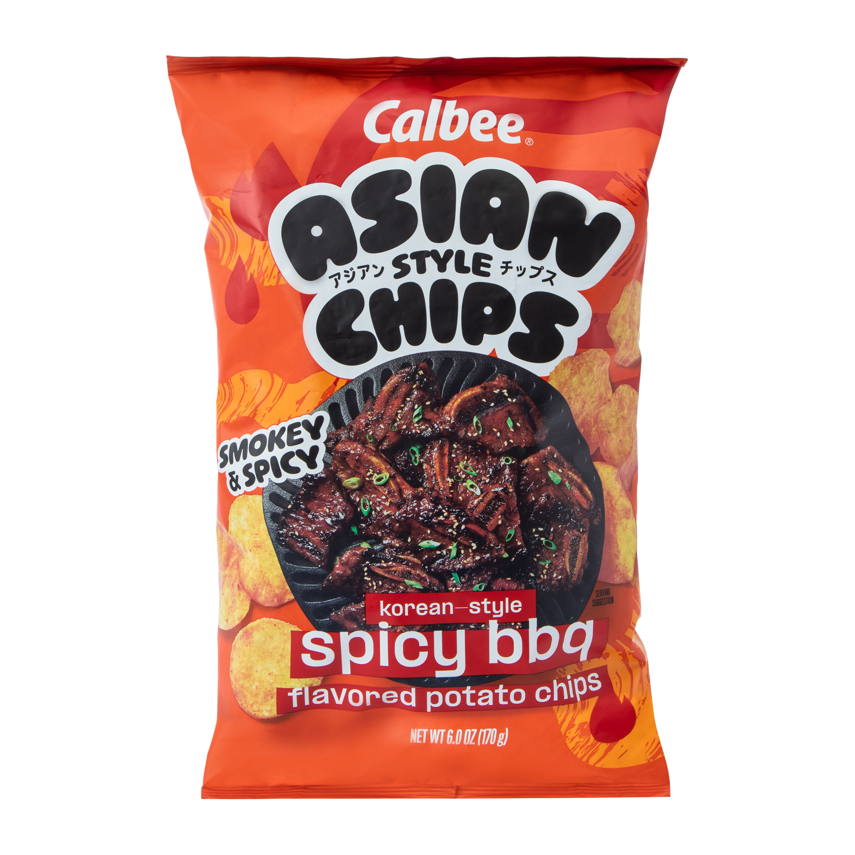 Calbee® Korean Style Spicy BBQ Pot Potato Chips 6oz