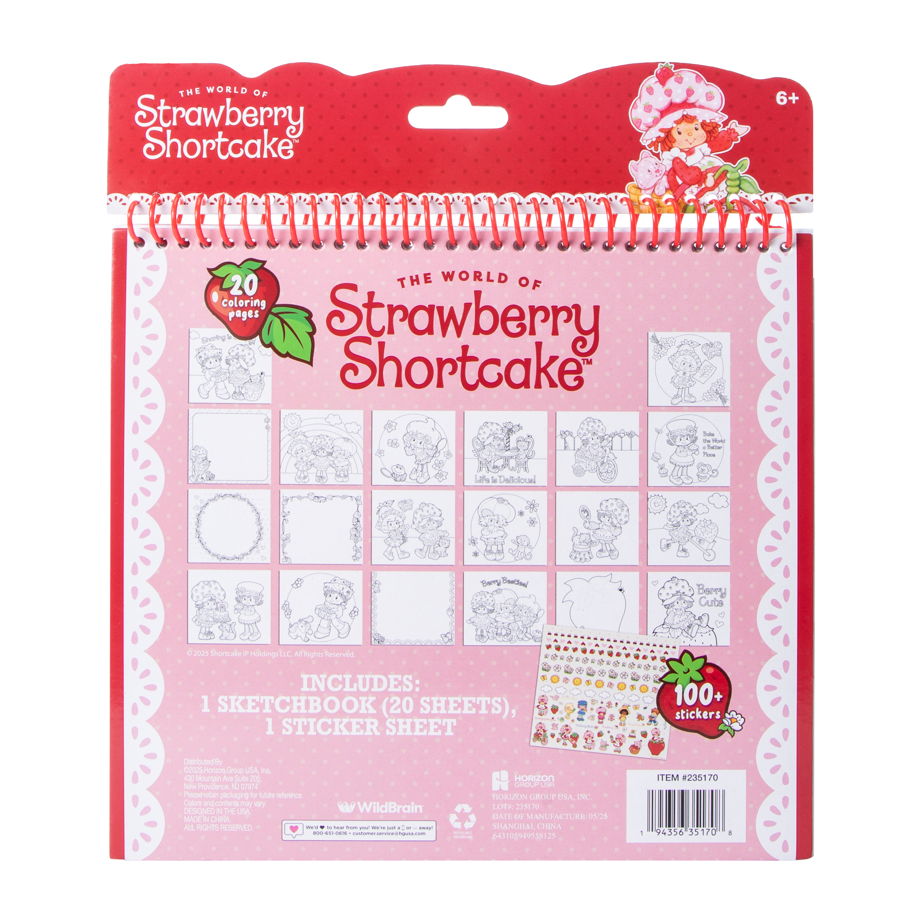 Strawberry Shortcake™ Berry Good Sketchbook