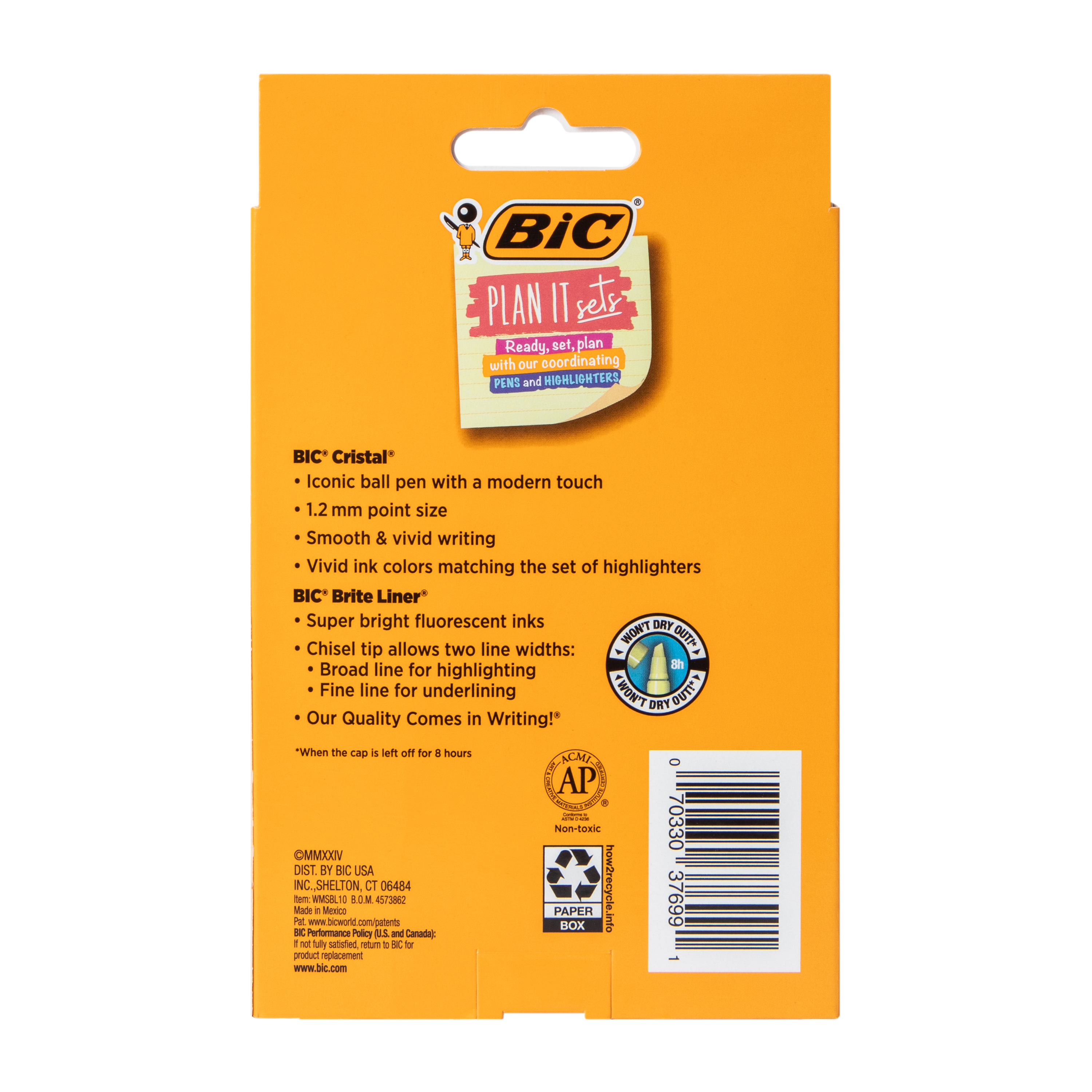 Bic® Plan It Sets 10-Pack