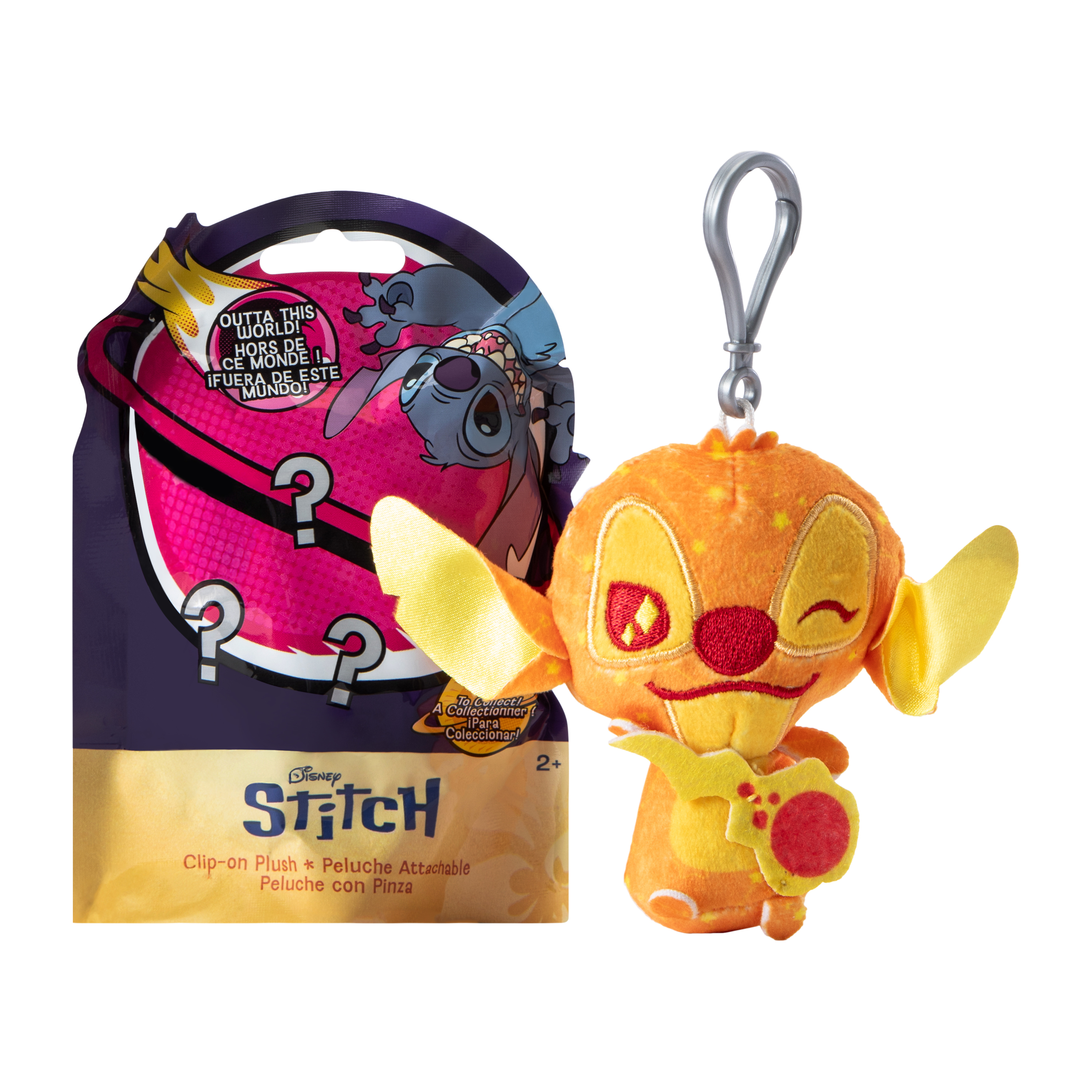 Disney Stitch Clip-On Plush (Styles May Vary)