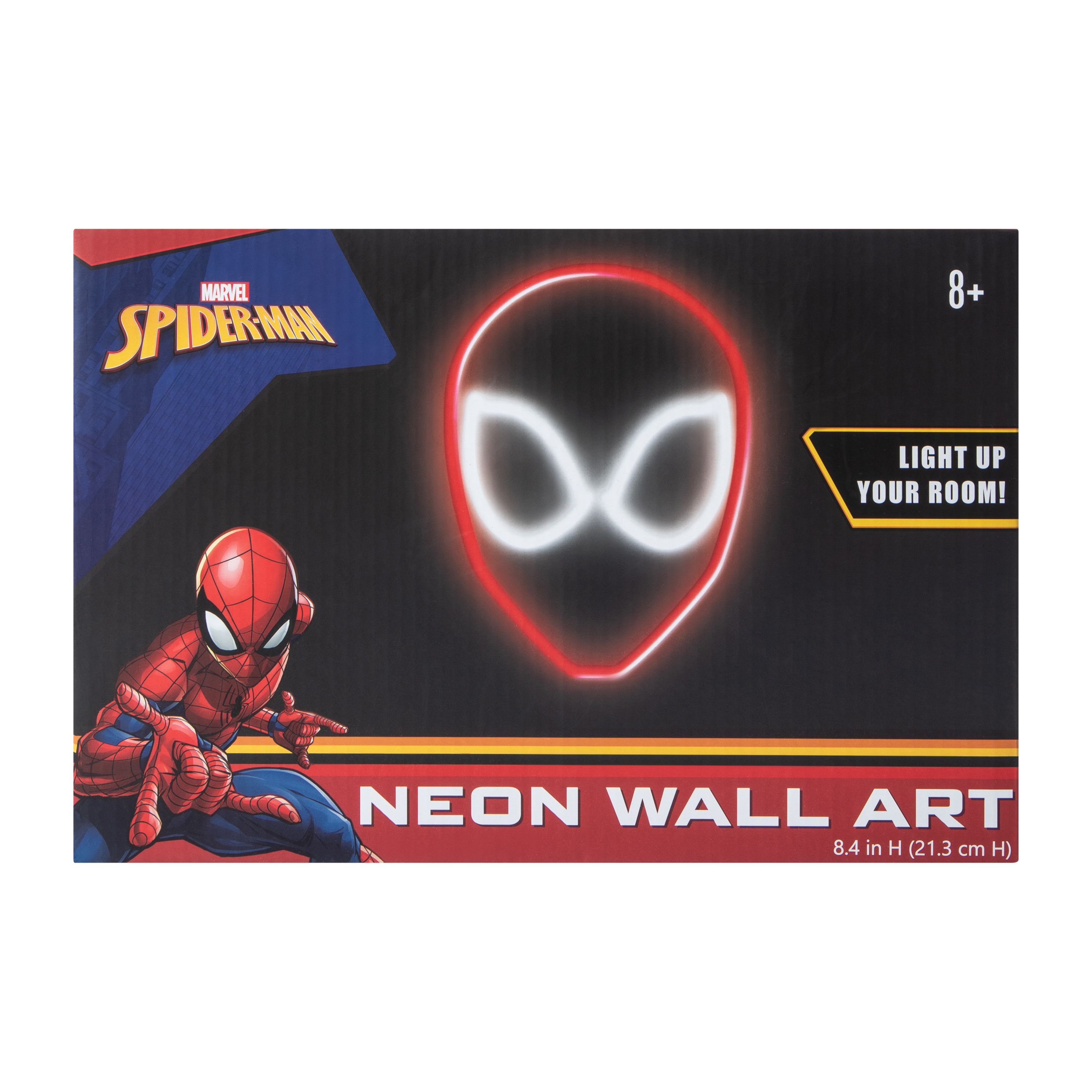 Marvel Spider-Man Neon Wall Art 8.4in