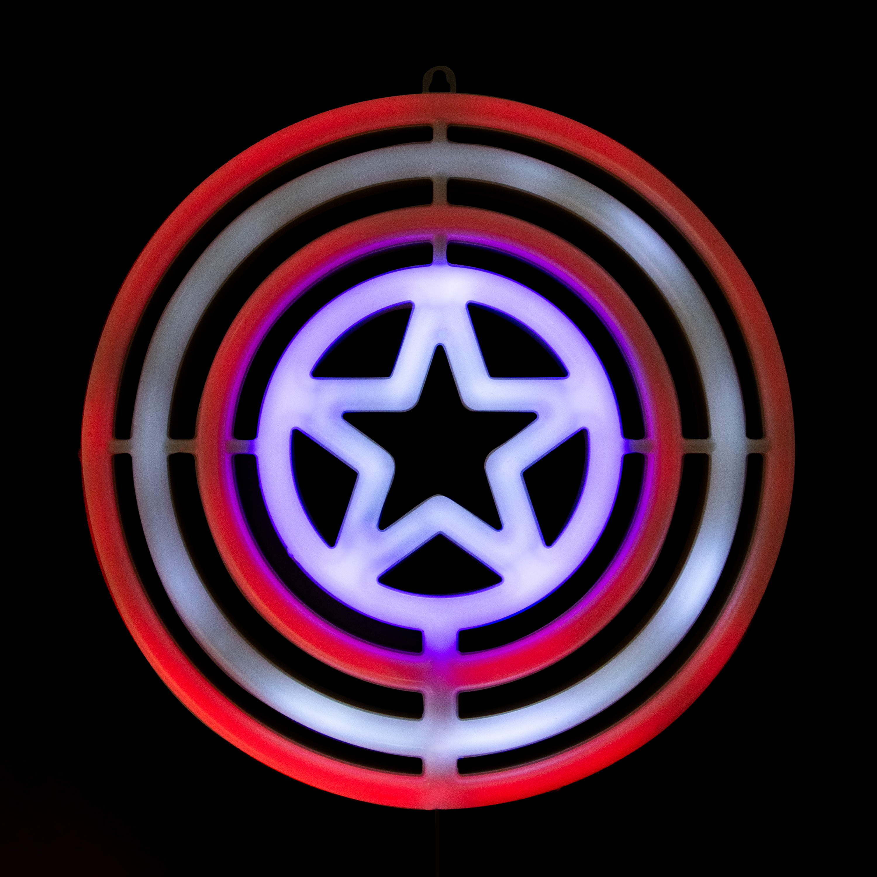 Marvel Avengers Captain America Neon Wall Art