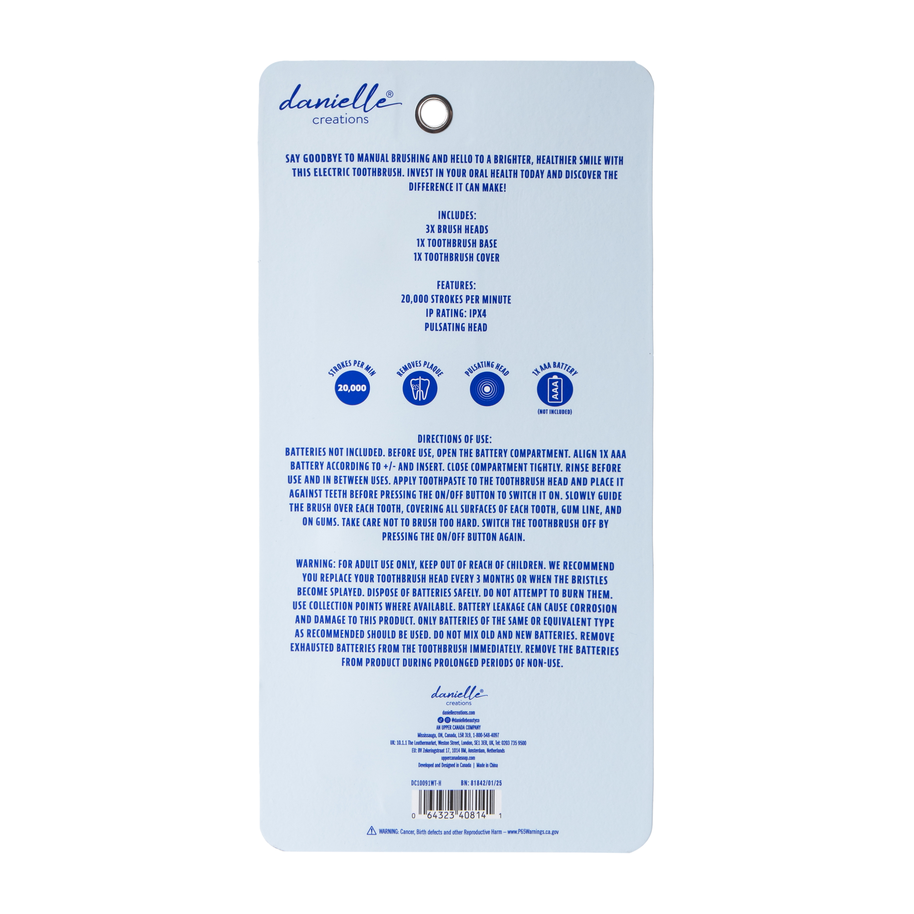 Sparkle & Shine Electric Toothbrush