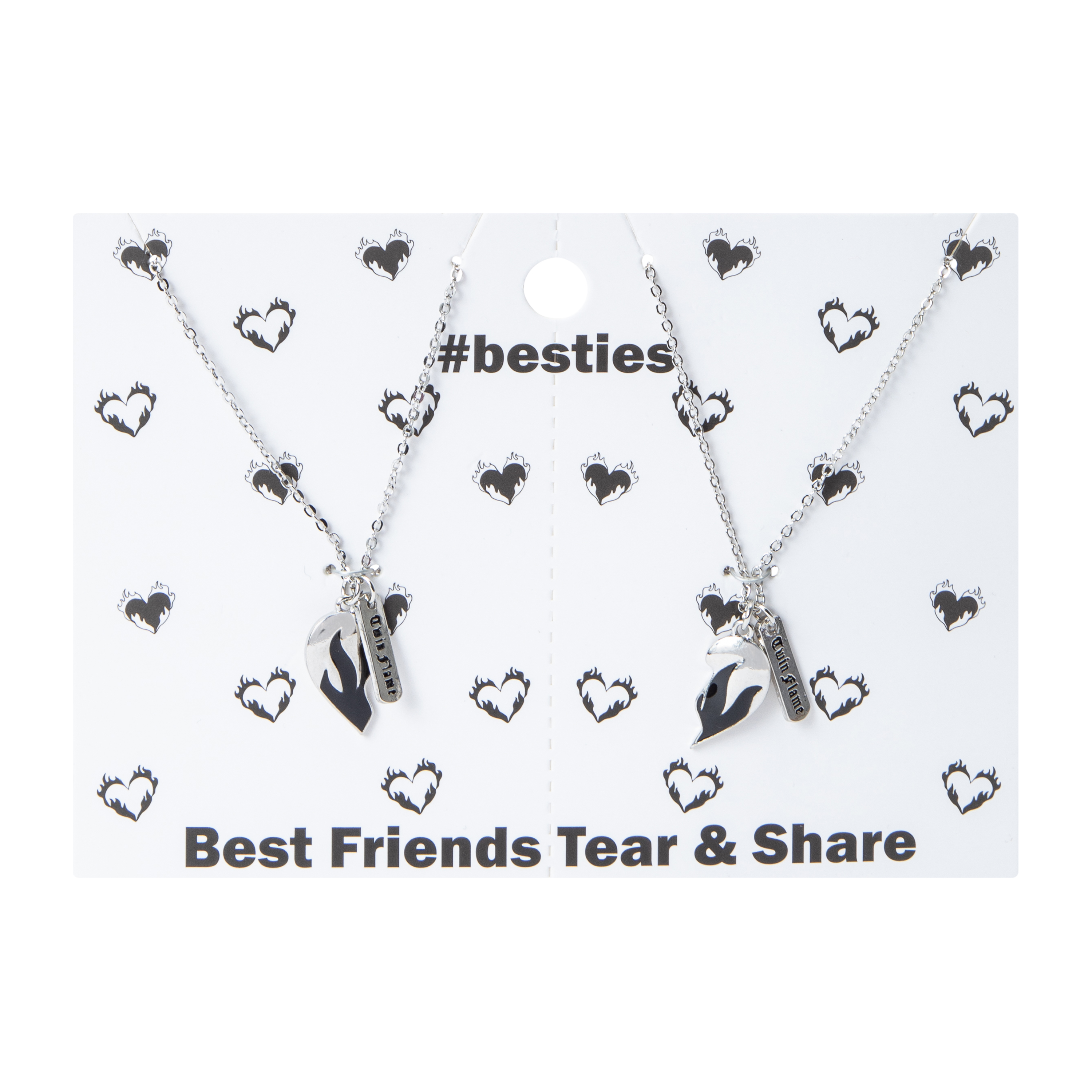 Best Friends Tear & Share Necklace | Five Below