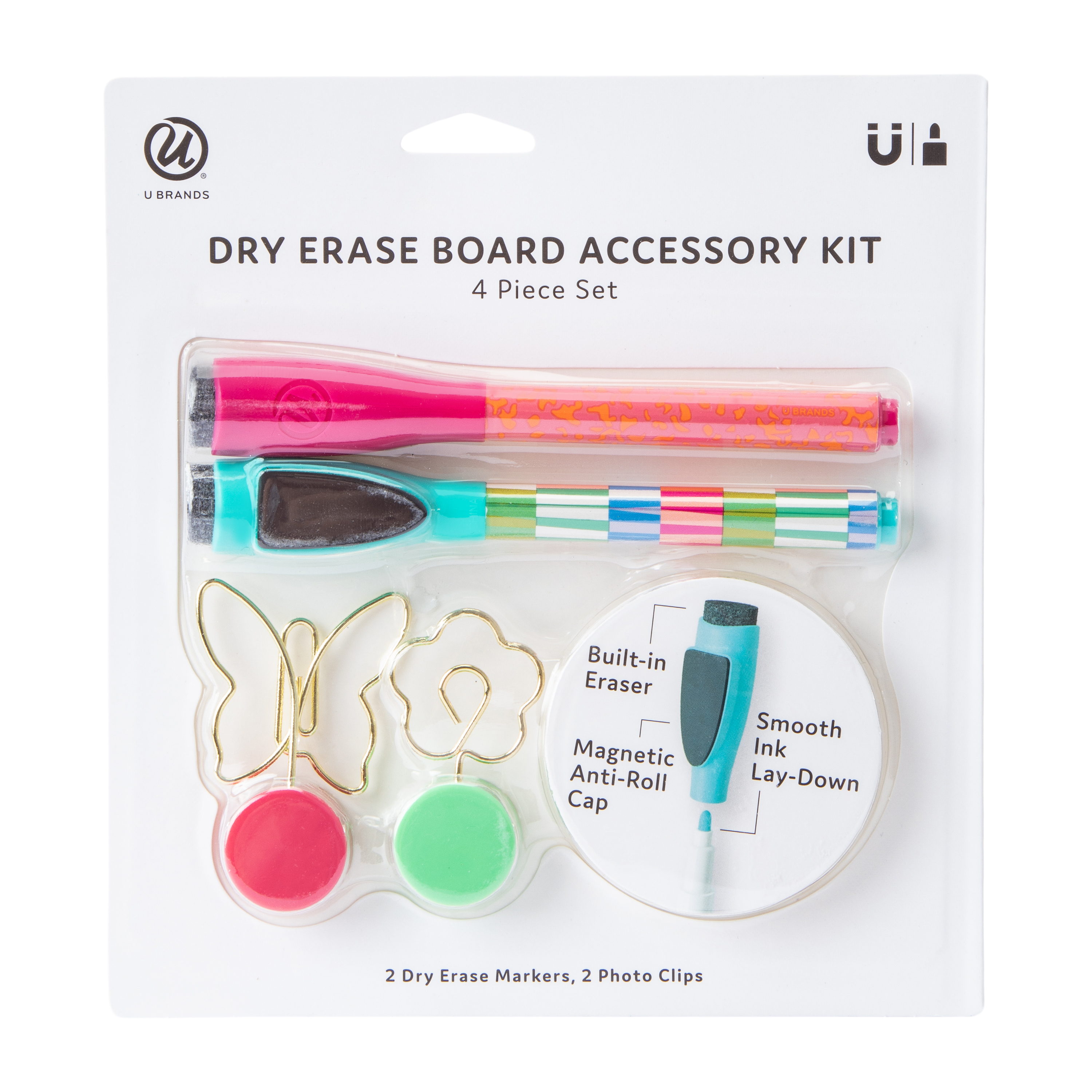 U Brands® Dry Erase Board Accessory Kit 4-Pieces