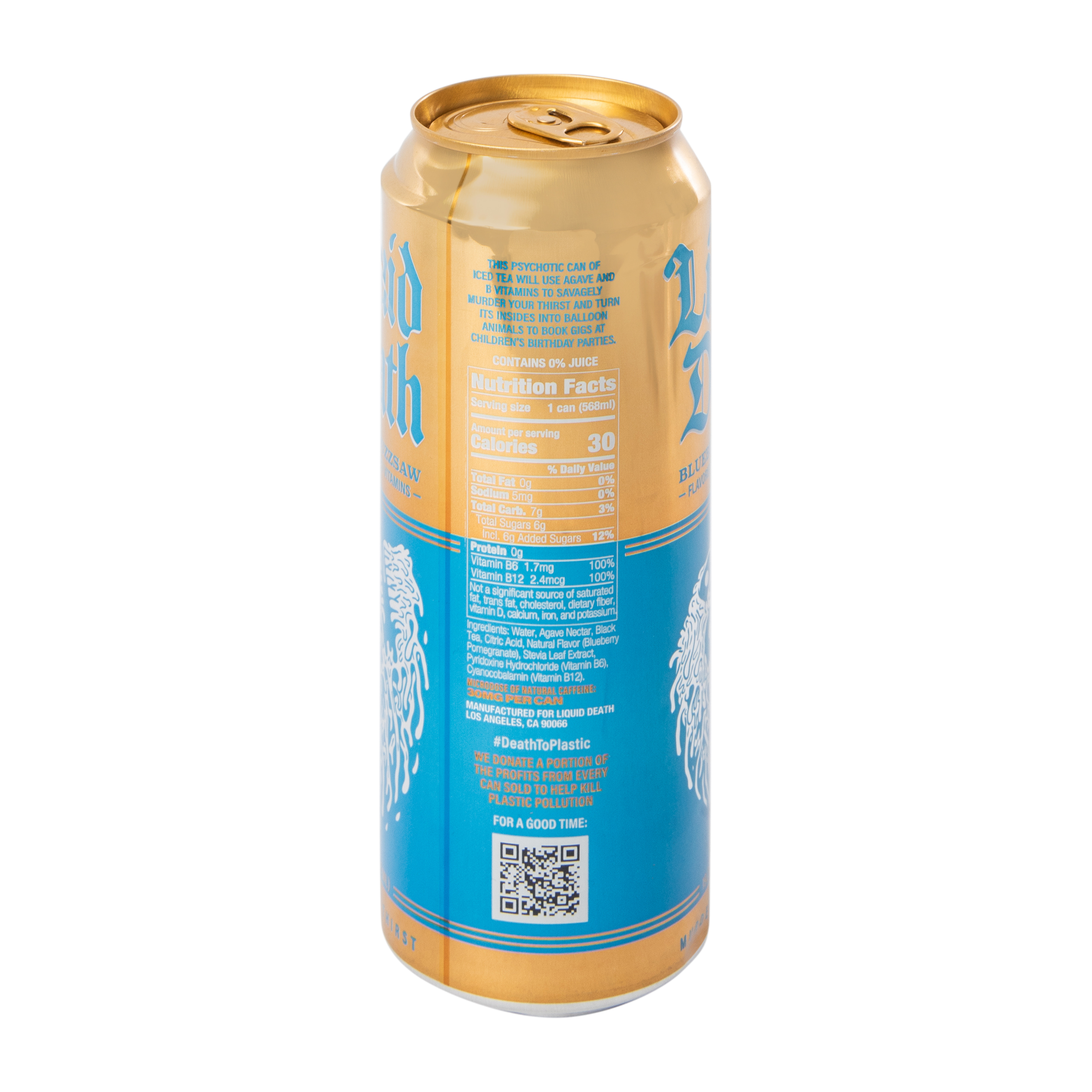 Liquid Death Blueberry Buzzsaw 19.2oz