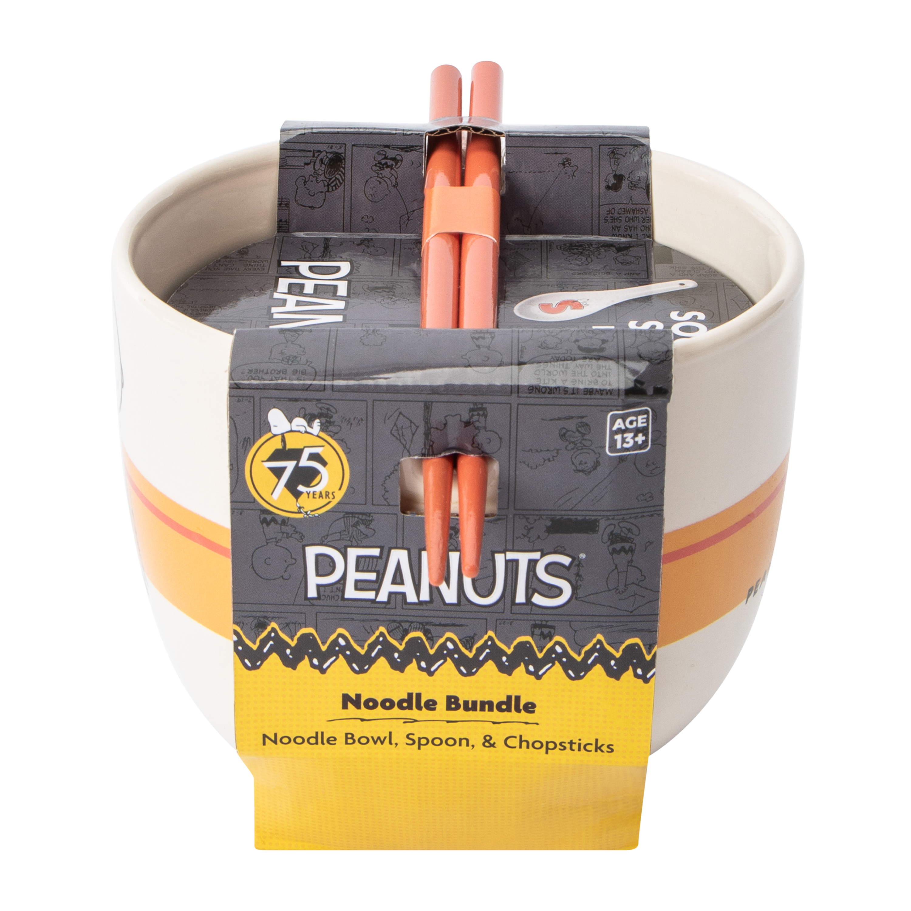 Peanuts® Ramen Bowl With Chopsticks & Spoon