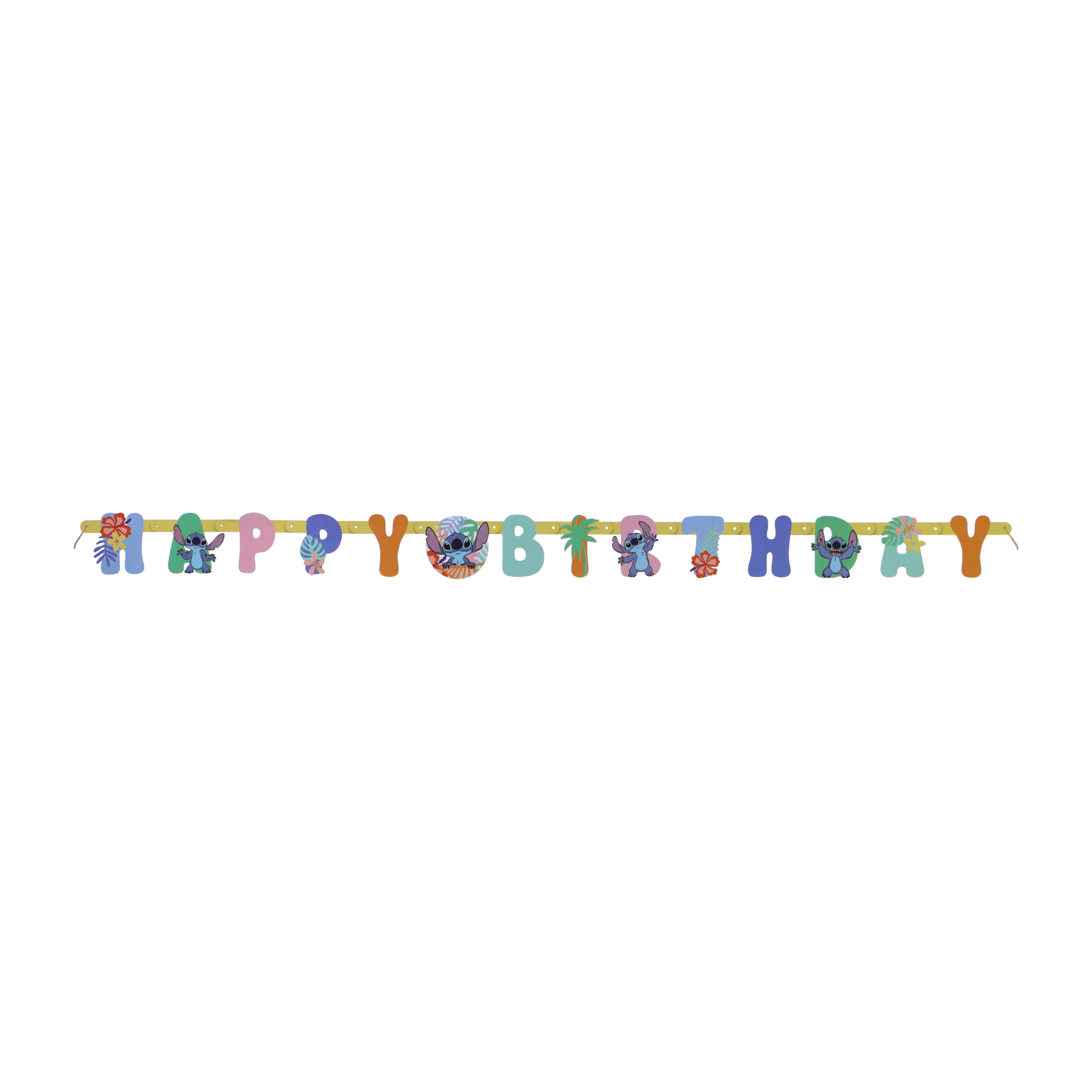 Disney Stitch Birthday Banner 6ft.