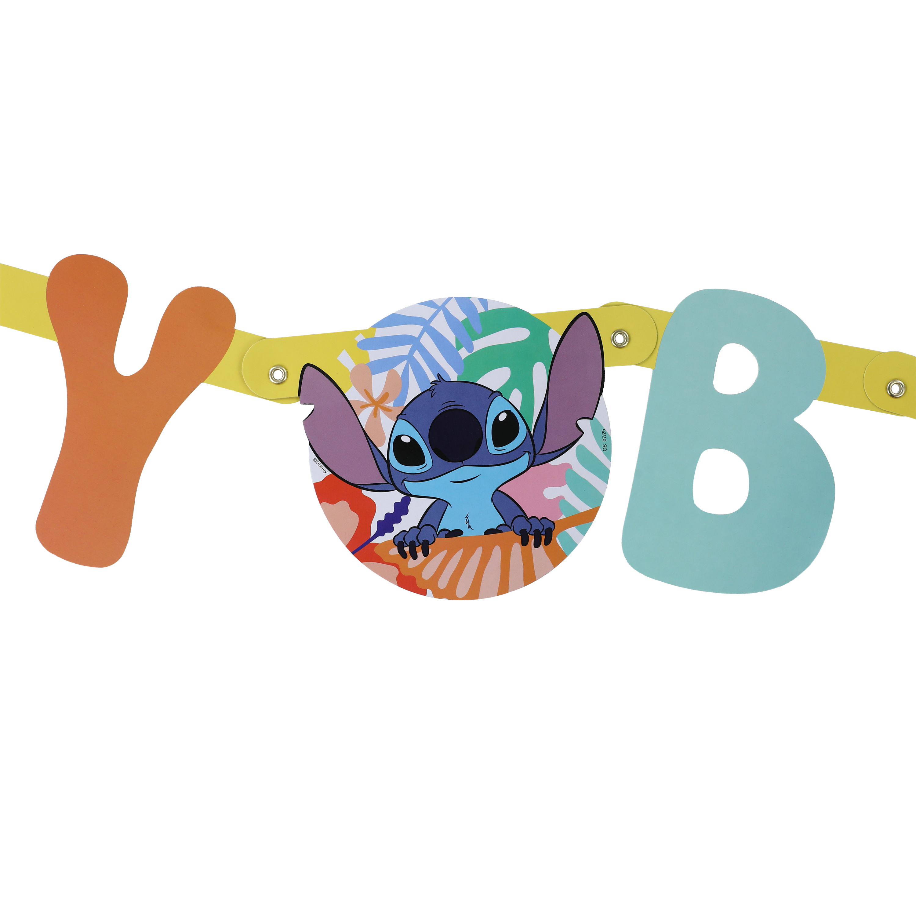 Disney Stitch Birthday Banner 6ft.