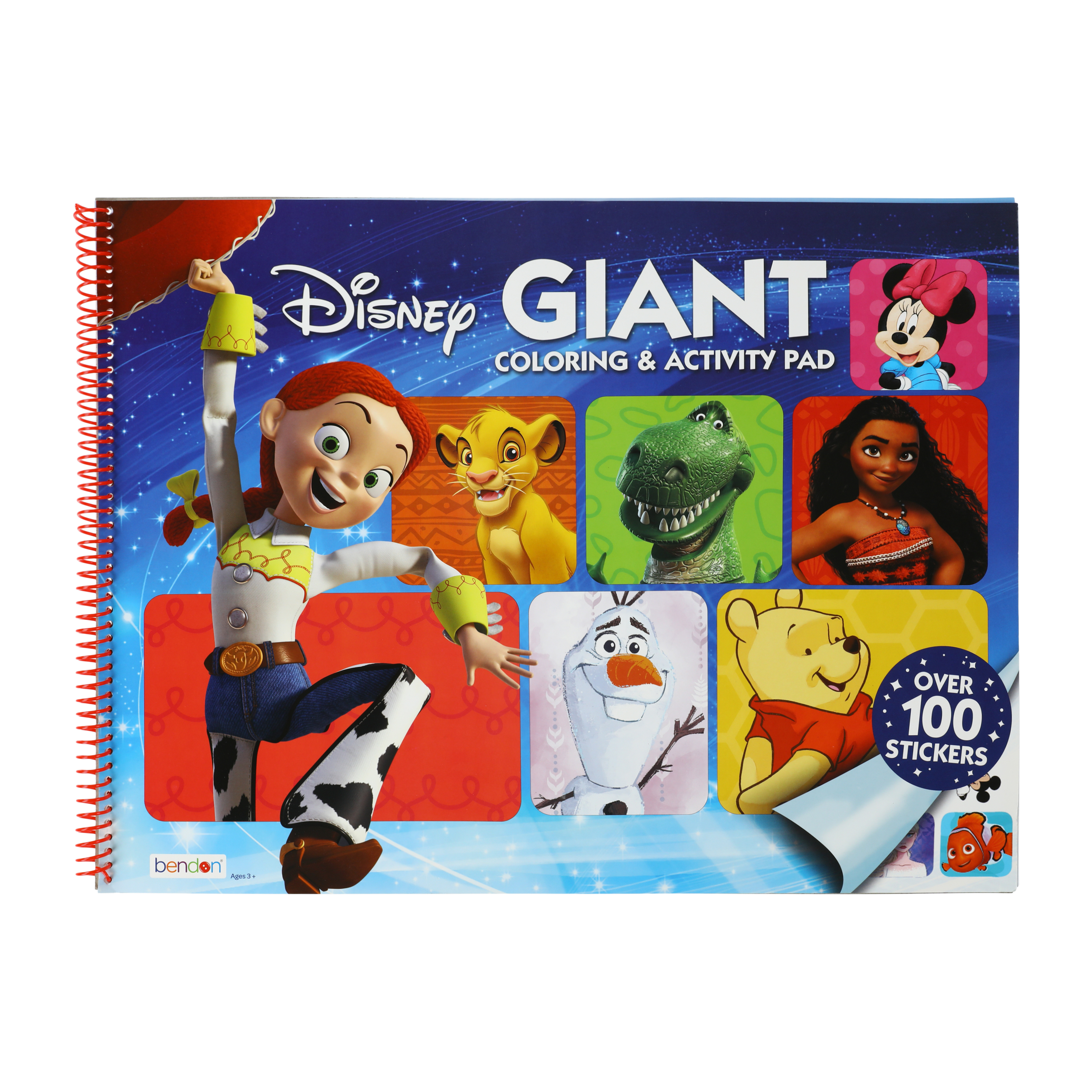 Disney Giant Coloring & Activity Pad With 100+ Stickers