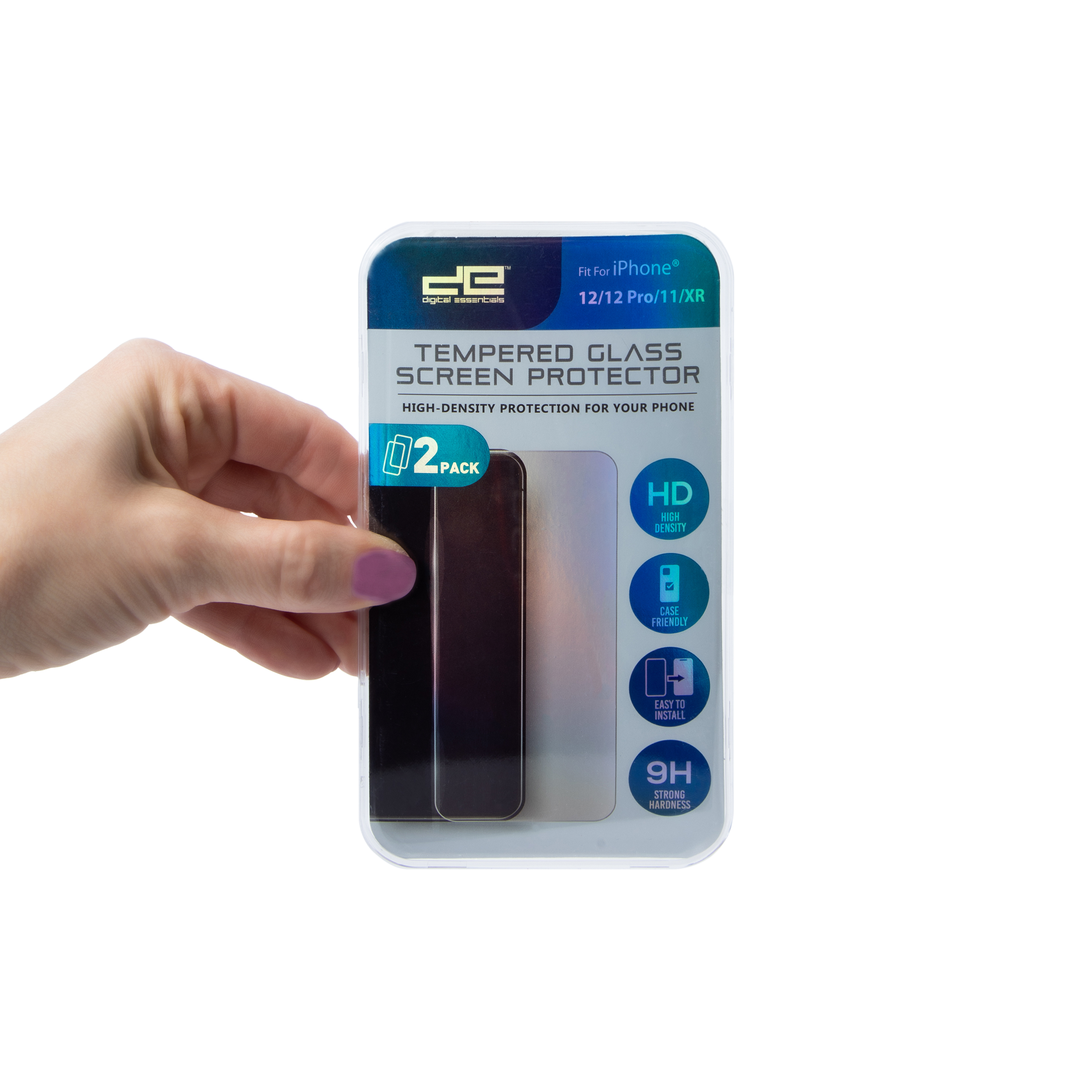 iPhone Pro® Tempered Glass Screen Protector 2-Pack