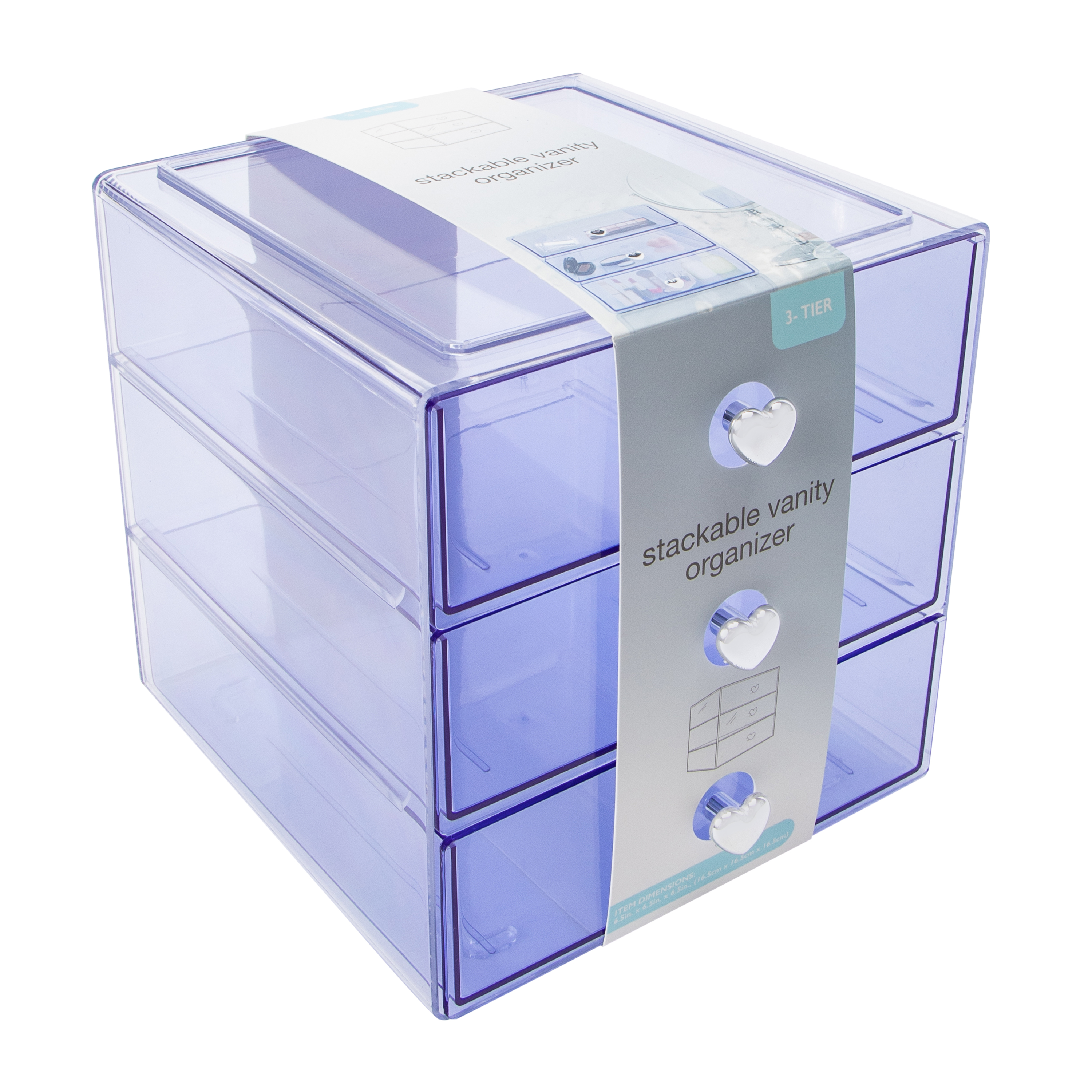 Organizador Apilable Acrilico 3 Niveles Pa Tu Maquillaje y Joyas 5