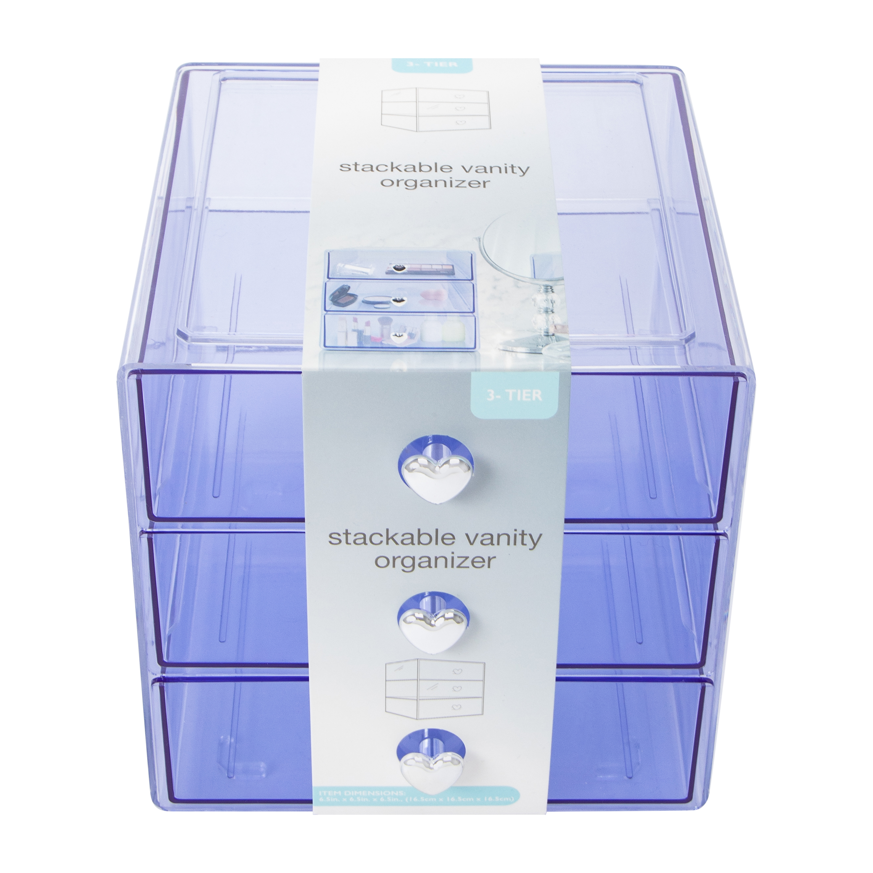 Organizador Apilable Acrilico 3 Niveles Pa Tu Maquillaje y Joyas 6