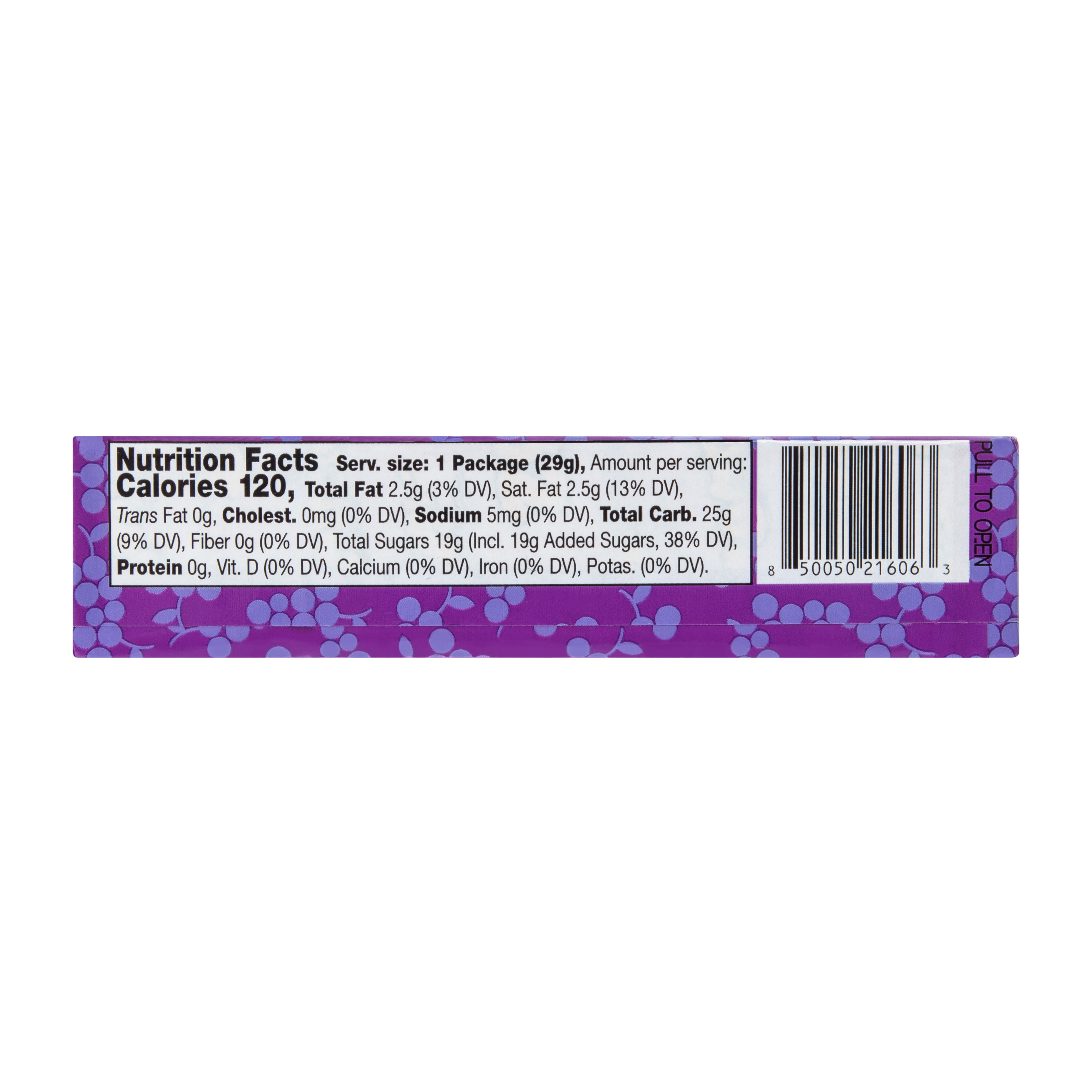 Zappo™ Sour Grape Flavor Chews 7-Count 1oz