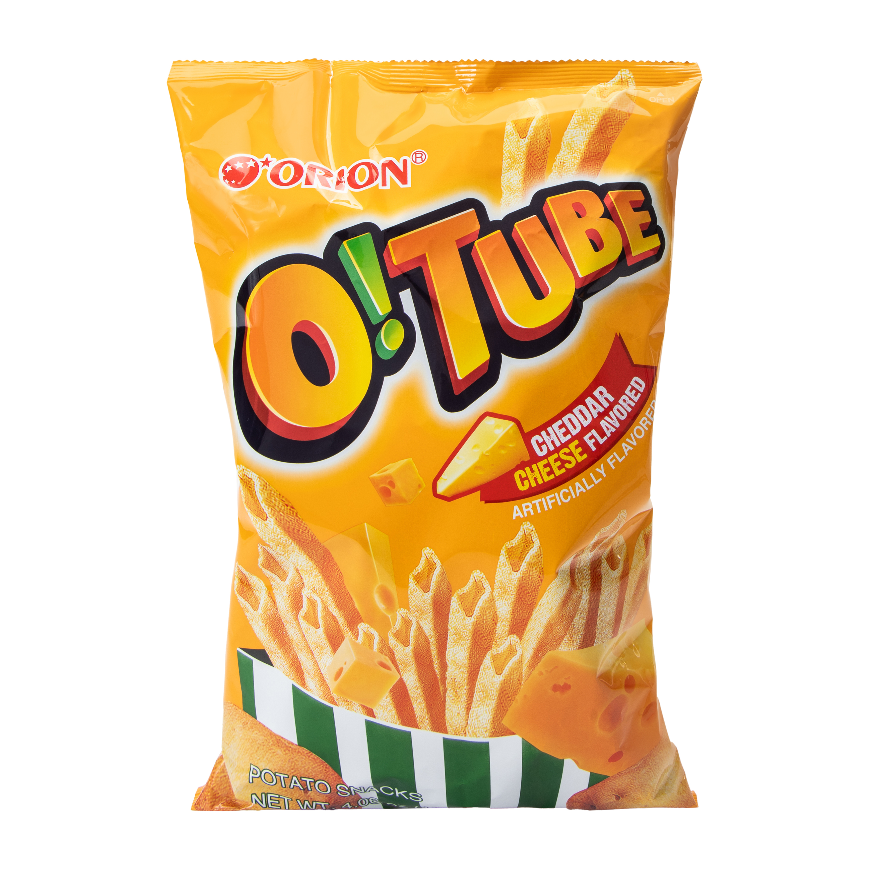 Orion® O! Tube Cheddar Cheese Potato Snack 4.05oz
