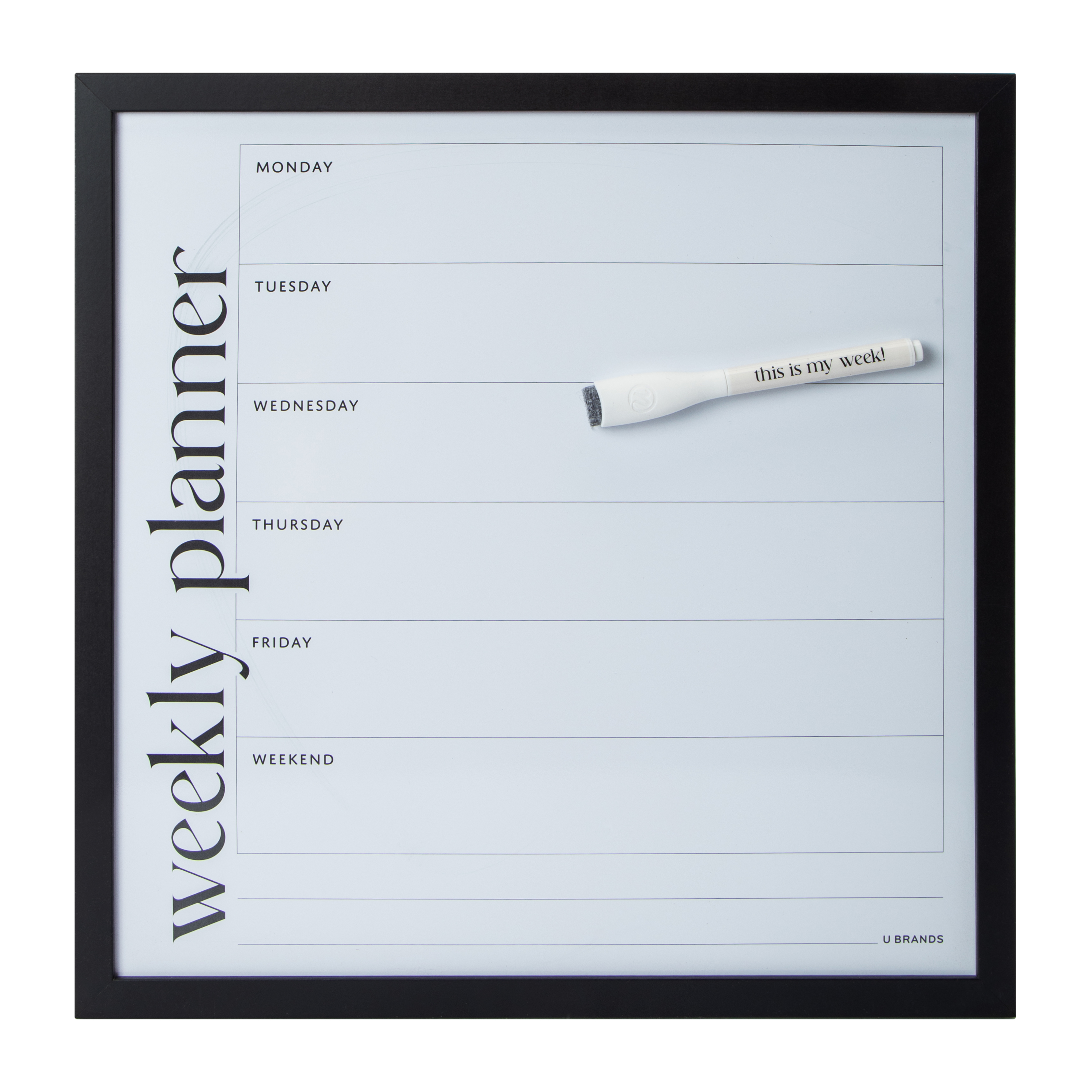 Framed Dry Erase Board 14in x