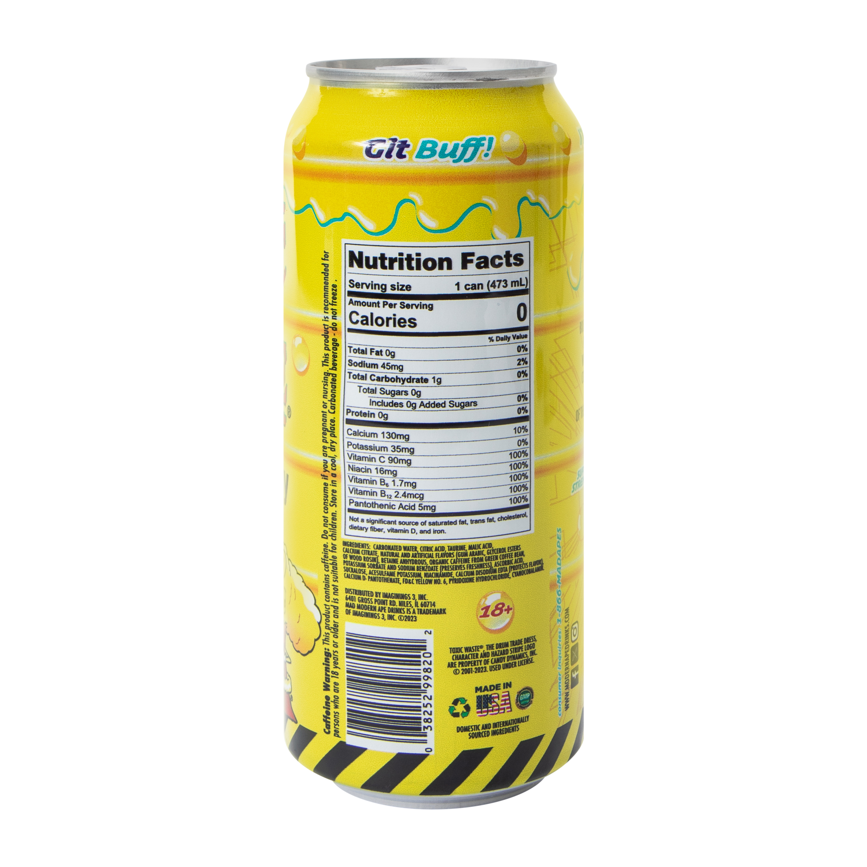 Toxic Waste® Hazardously Satisfying™ Tantalizing Tropical Energy Drink 16oz