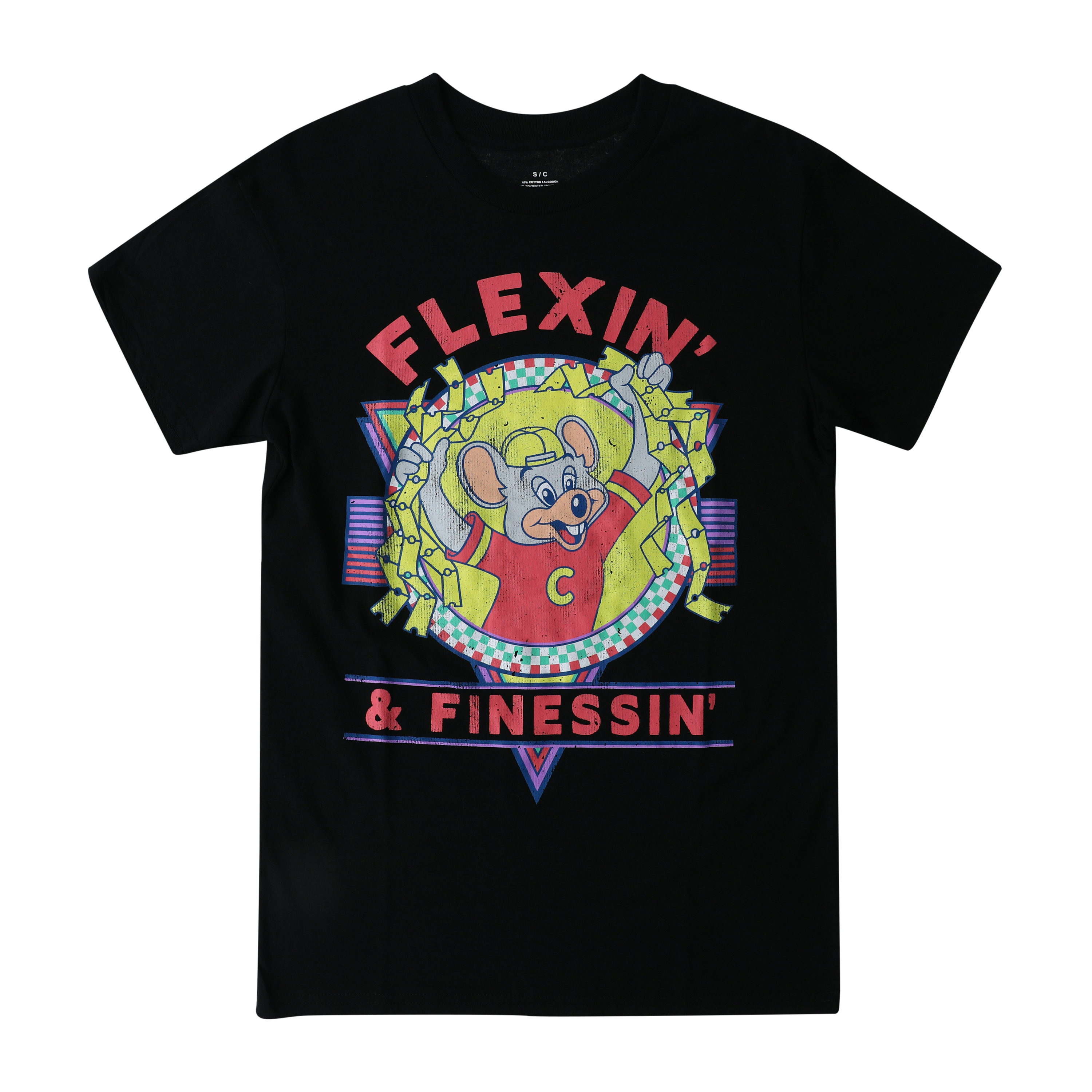 Chuck E. Cheese Flexin' & Finessin' Graphic Tee