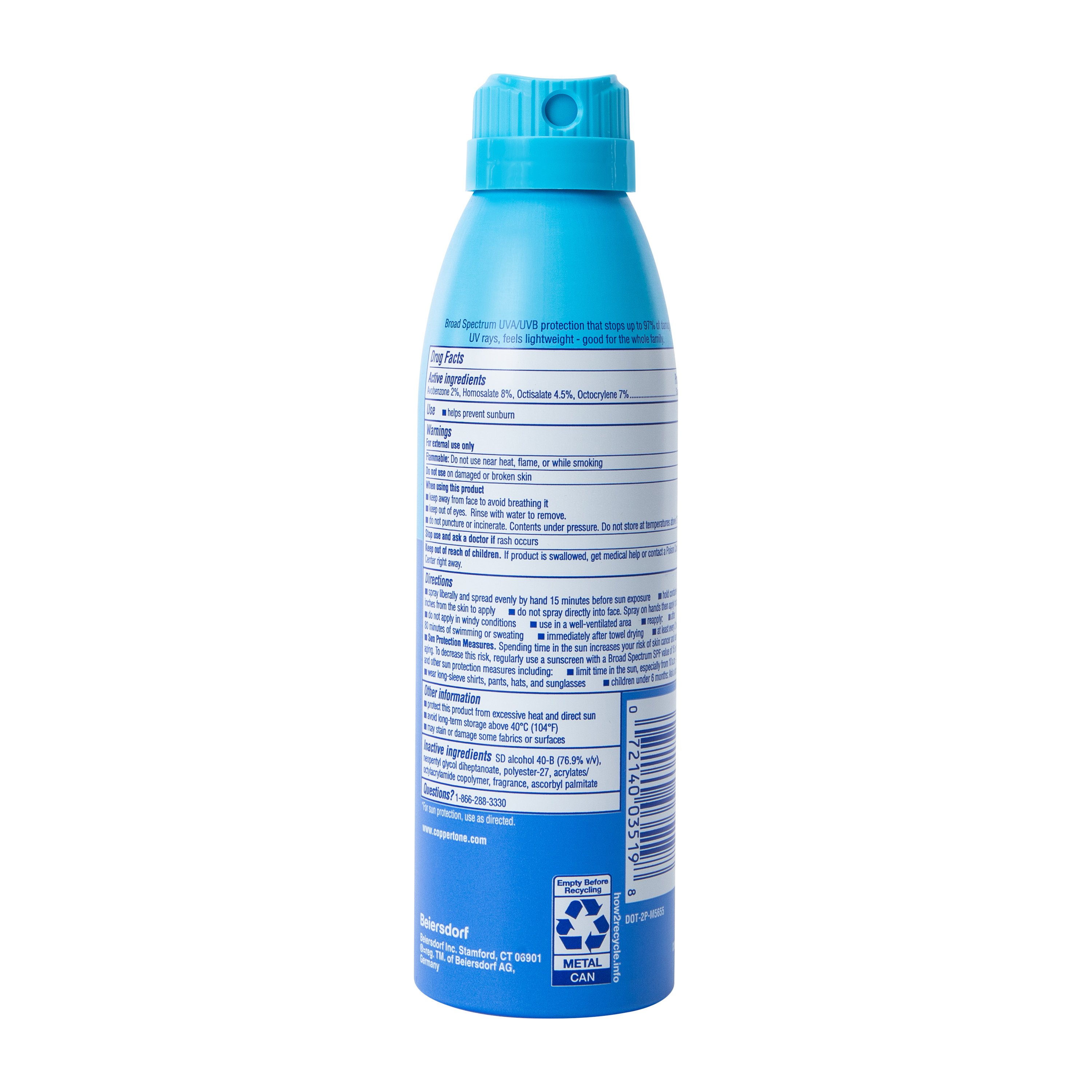 Coppertone® Complete 30 Sunscreen Spray 5.5oz