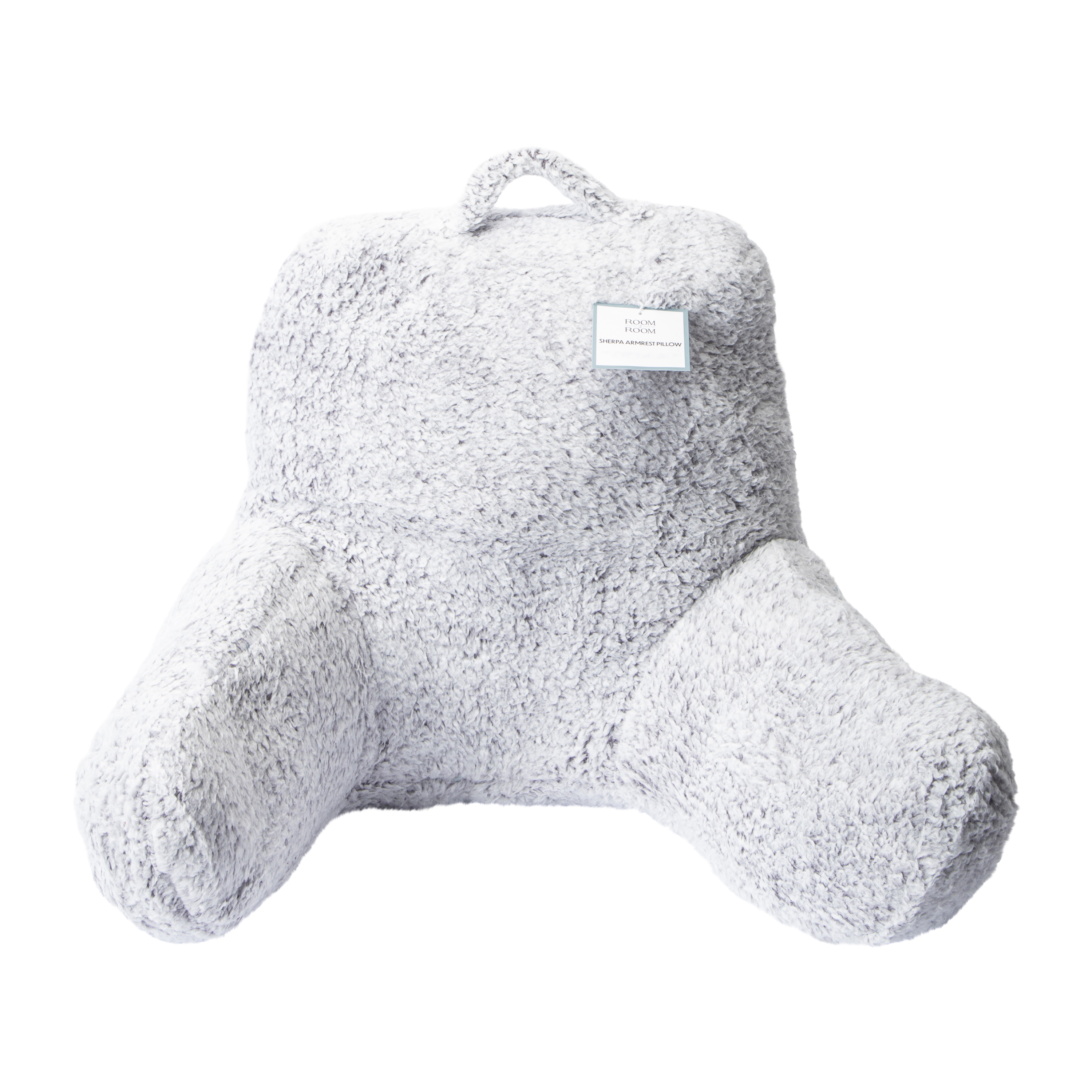 Sherpa Armrest Pillow 24in x 16in