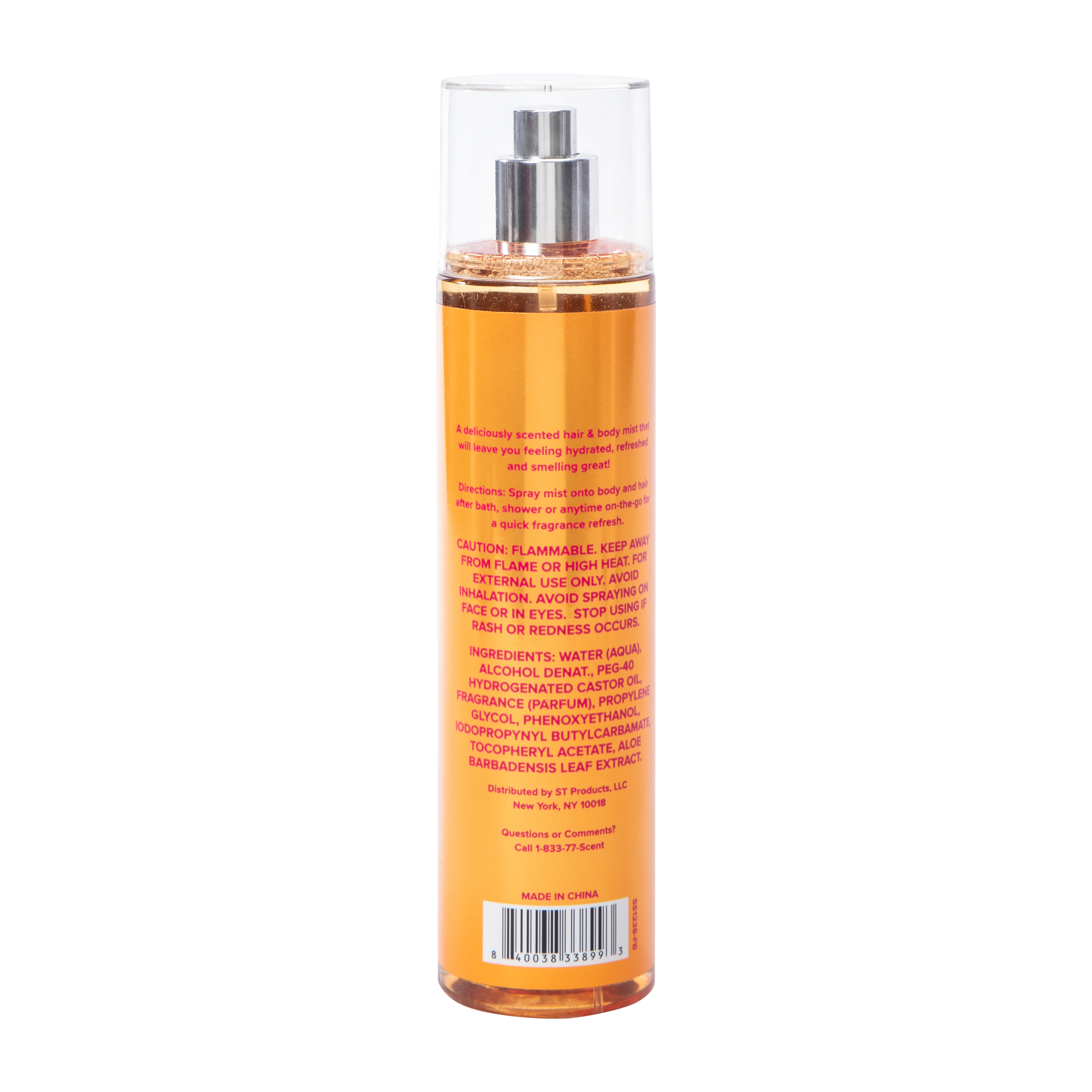 Feelin' Pumpkin Spicy Pumpkin Spice & Chai Latte Hair & Body Fragrance Mist 7oz