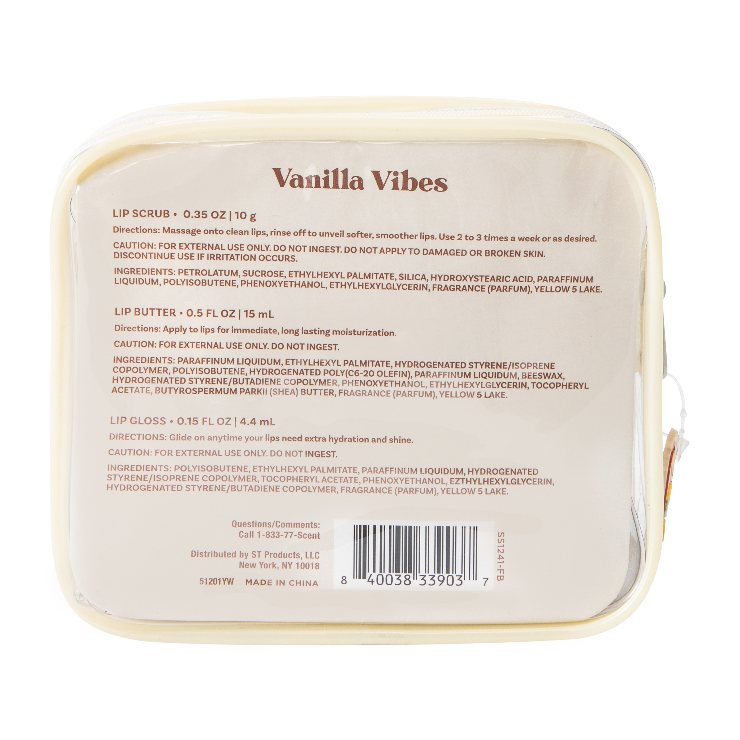 Vanilla Vibes Only Lip Care Trio Pack