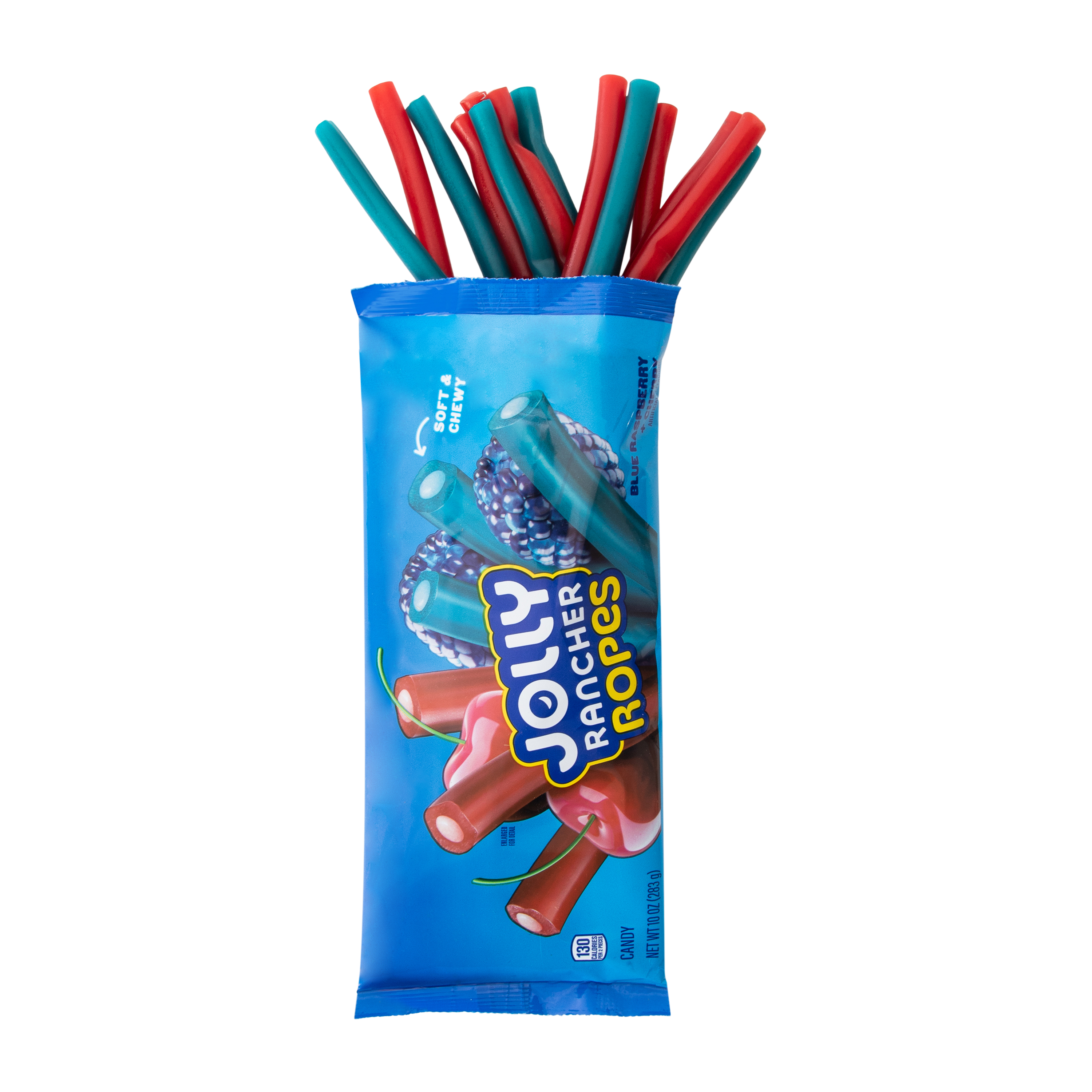 Jolly Rancher Blue Raspberry + Cherry Ropes Candy 10oz