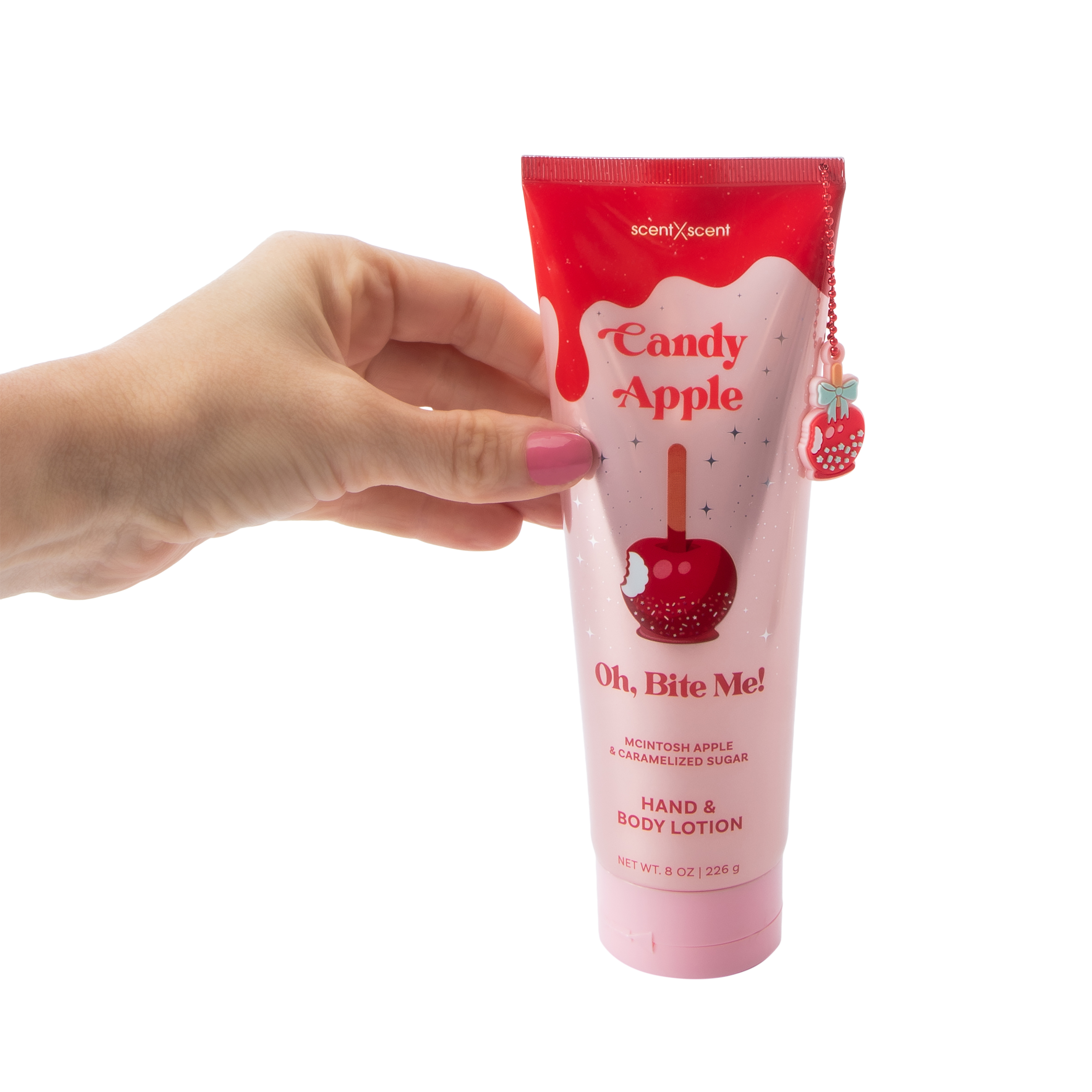 Oh, Bite Me! Candy Apple Mcintosh Apple & Caramelized Sugar Hand & Body Lotion 8oz
