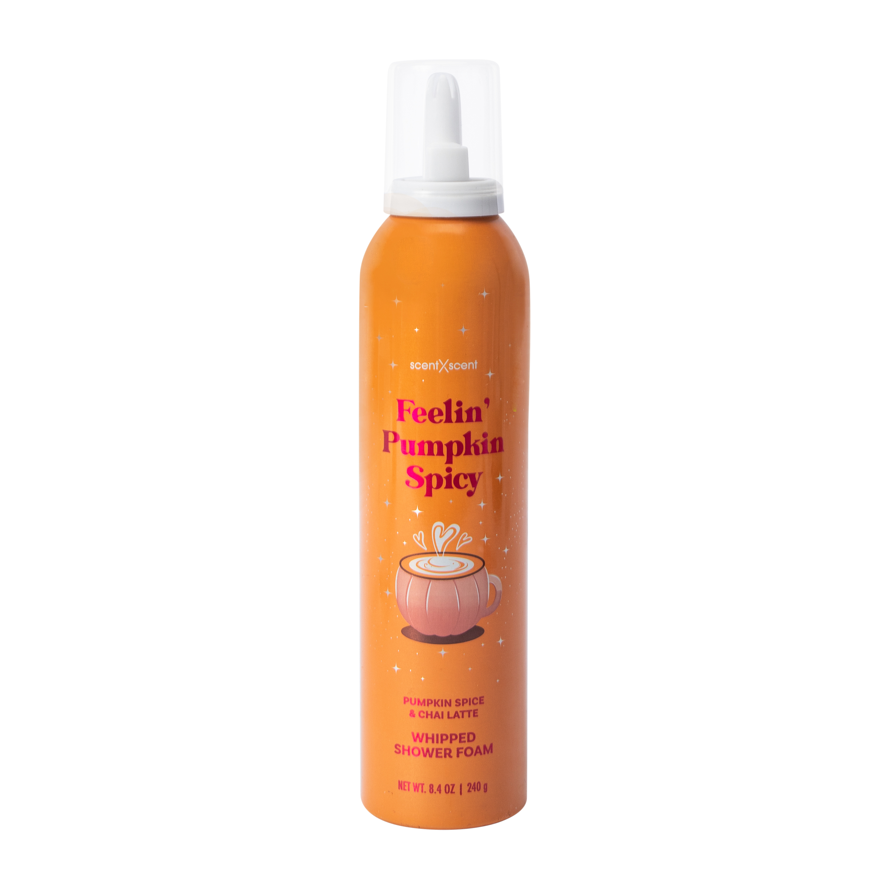 Feelin' Pumpkin Spicy Pumpkin Spice & Chai Latte Whipped Shower Foam 8.4oz