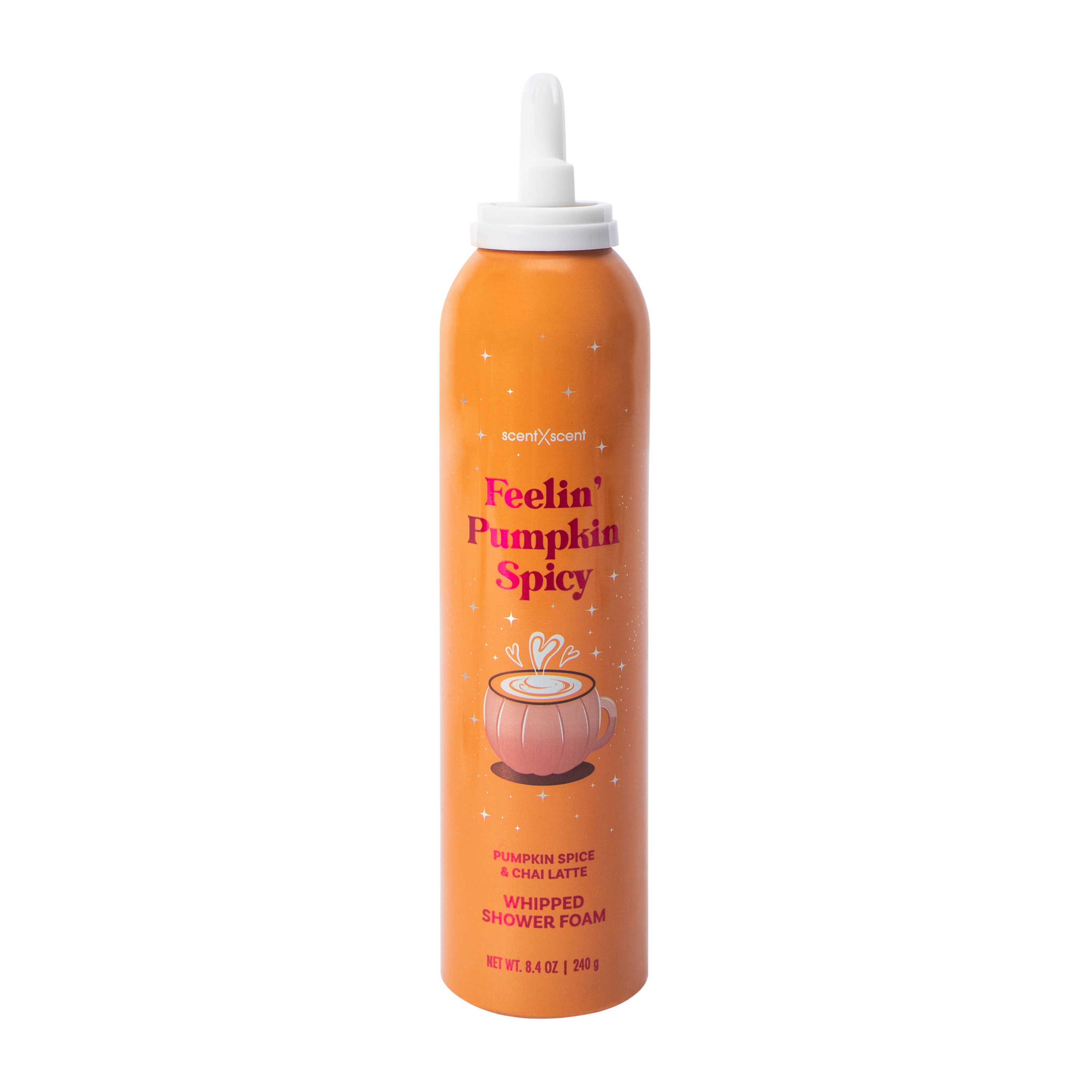 Feelin' Pumpkin Spicy Pumpkin Spice & Chai Latte Whipped Shower Foam 8.4oz