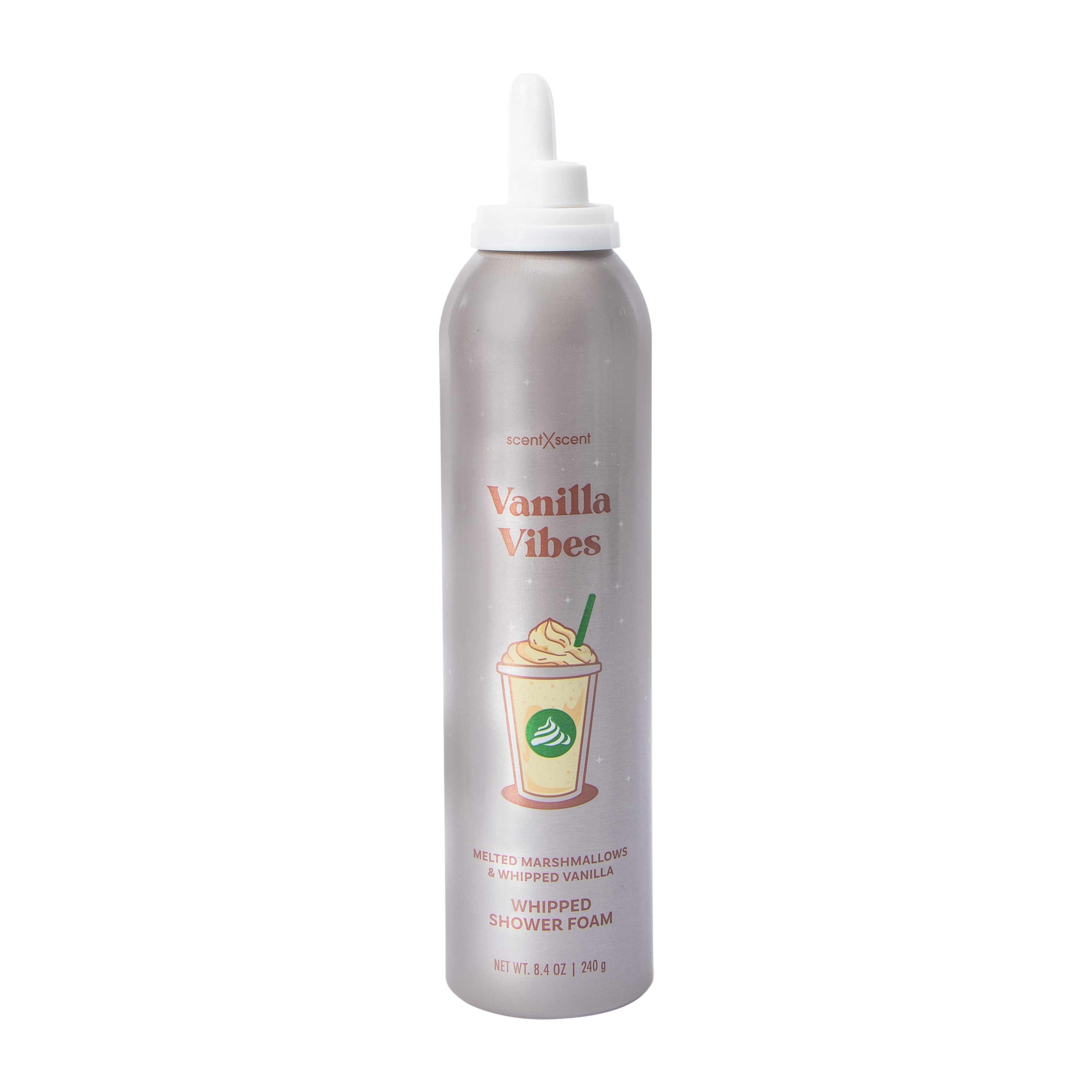 Vanilla Vibes Melted Marshmallows & Whipped Vanilla Whipped Shower Foam 8.4oz