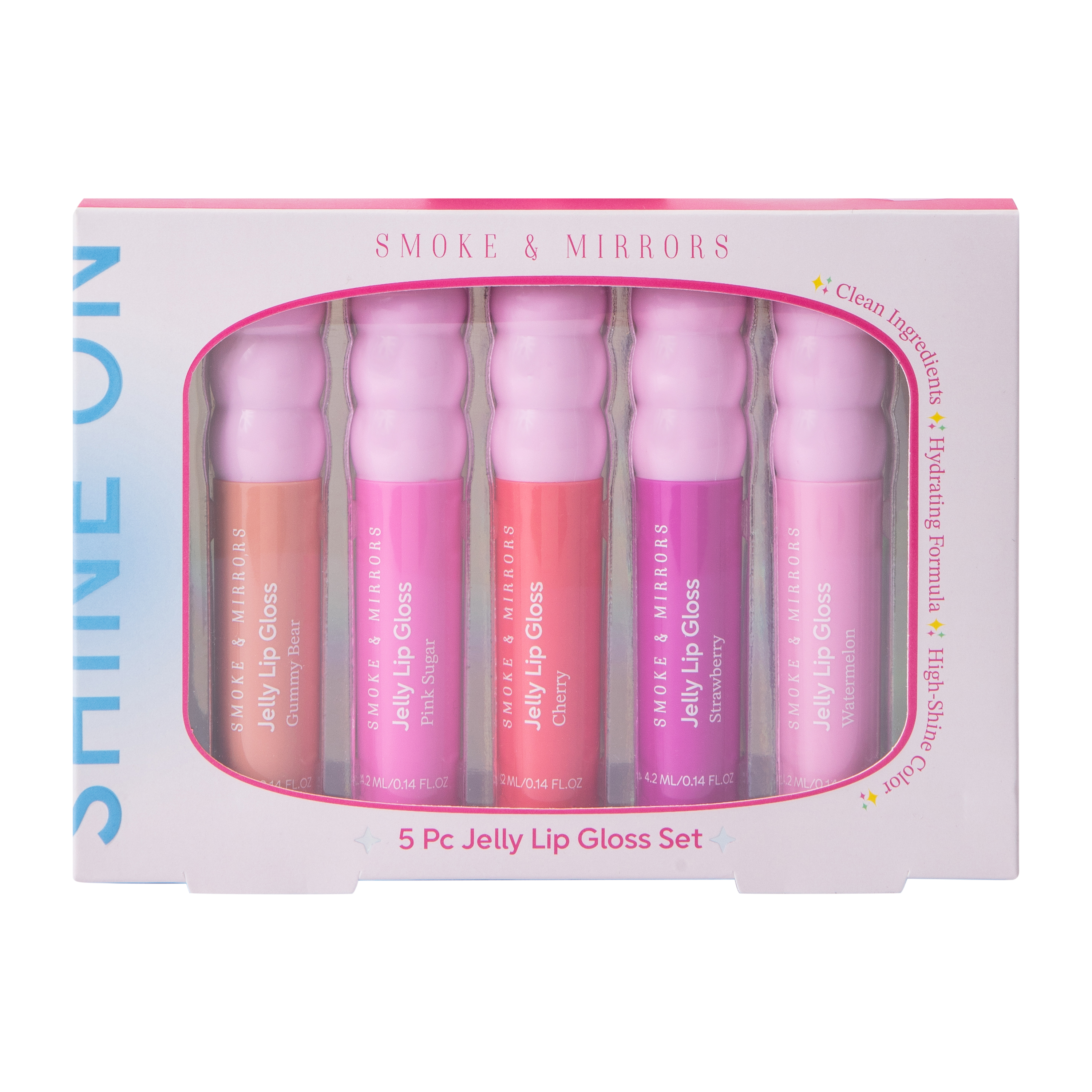 Smoke & Mirrors Shine On Jelly Lip Gloss Set 5-Piece