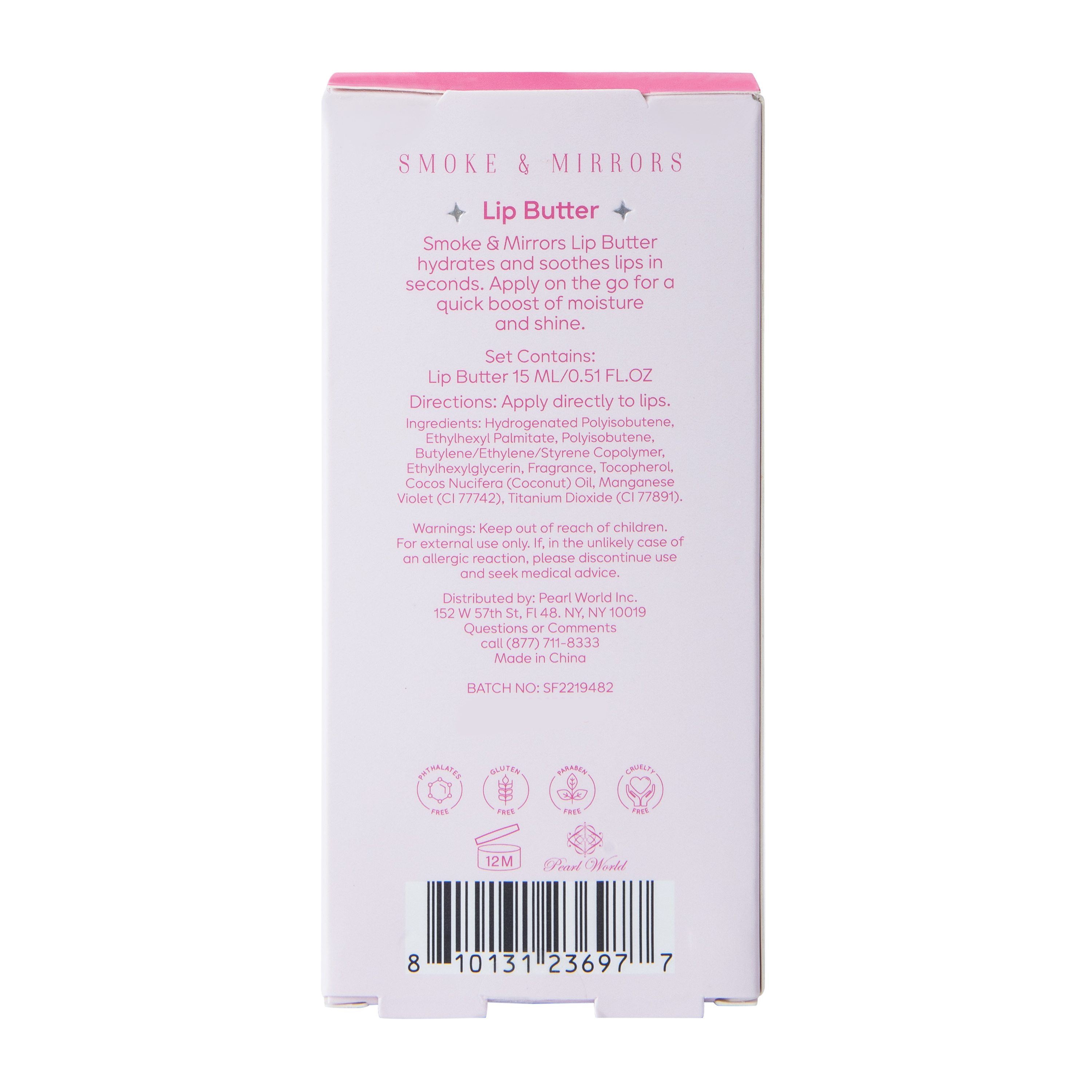 Smoke & Mirrors Luscious Lips Gummy Bear Lip Butter 0.51oz