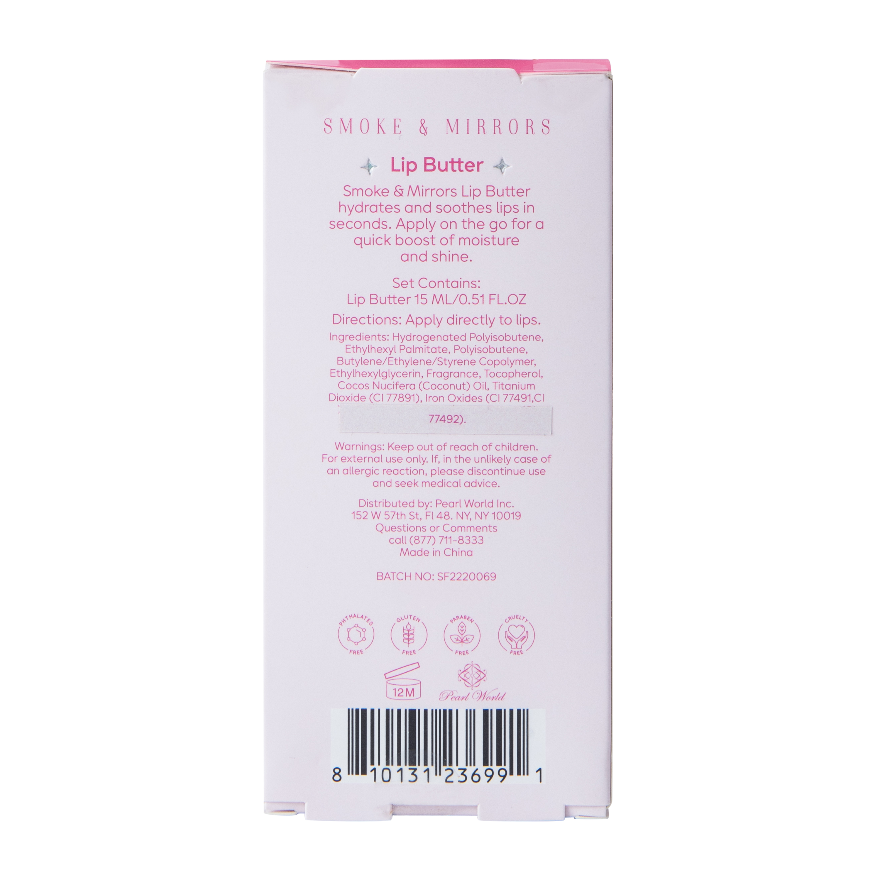 Smoke & Mirrors Luscious Lips Vanilla Lip Butter 0.51oz