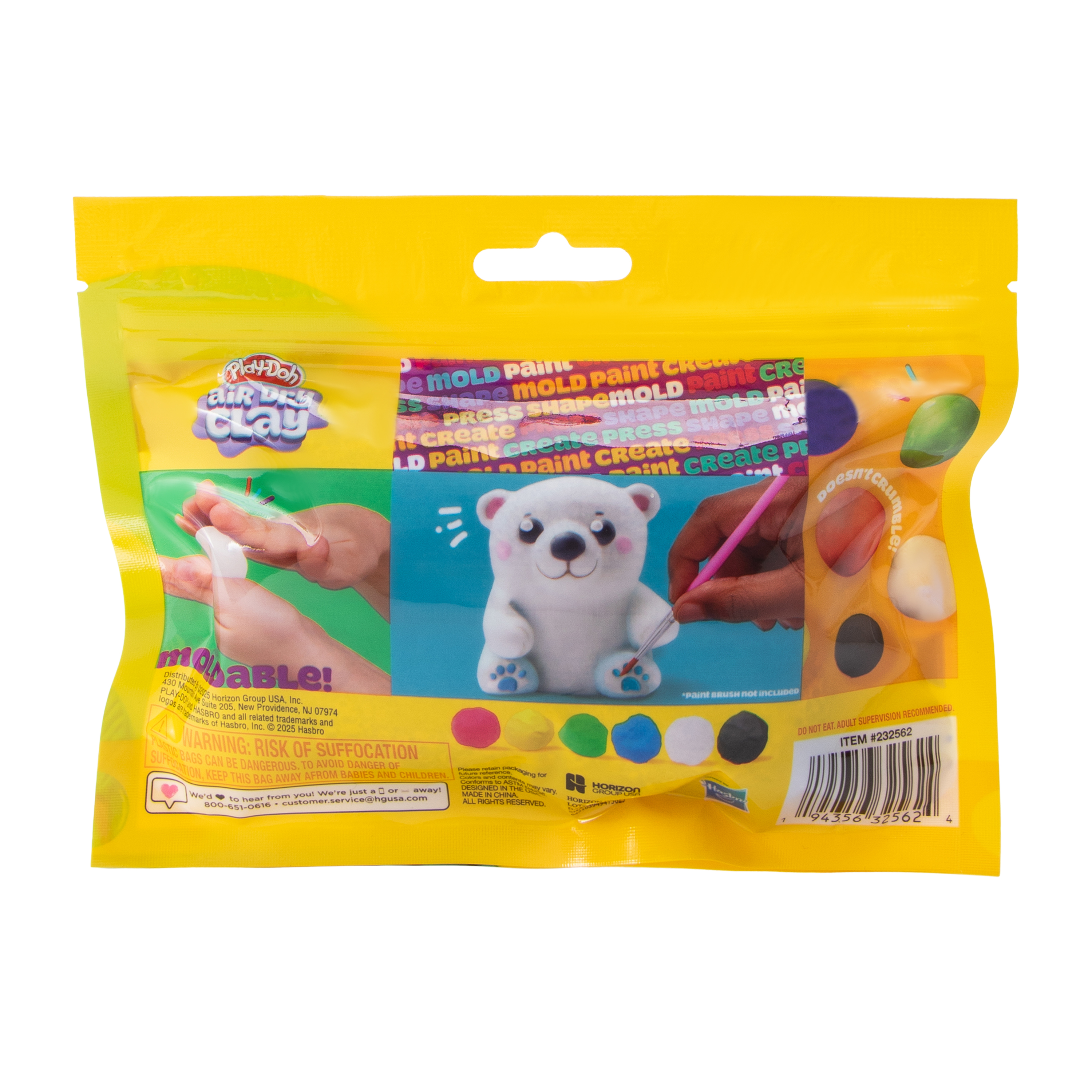 Play-Doh Air Dry Clay 2oz
