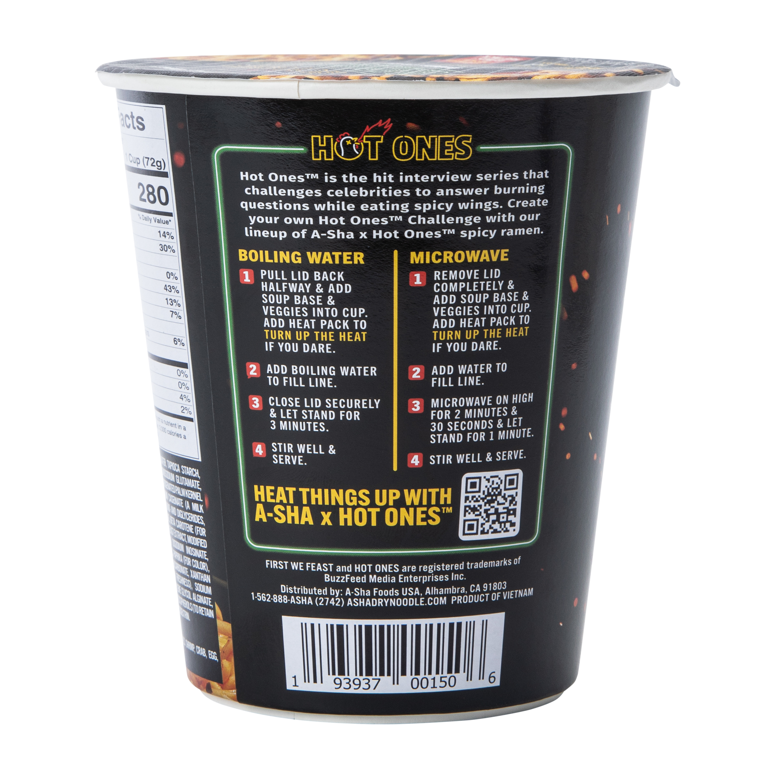 Hot Ones™ Garlic Chili Ramen Noodle Soup 2.5oz