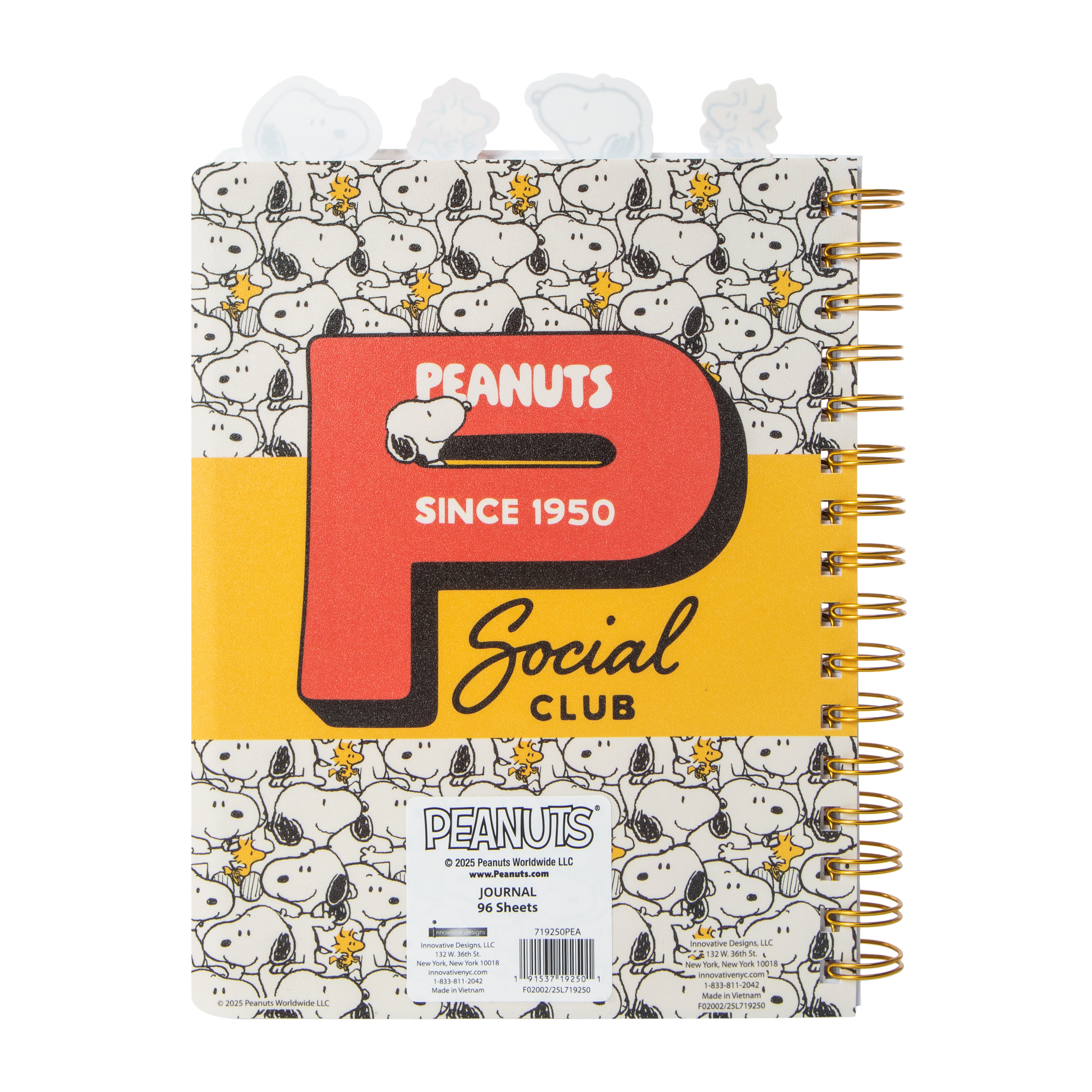 Peanuts Social Club Tab Journal