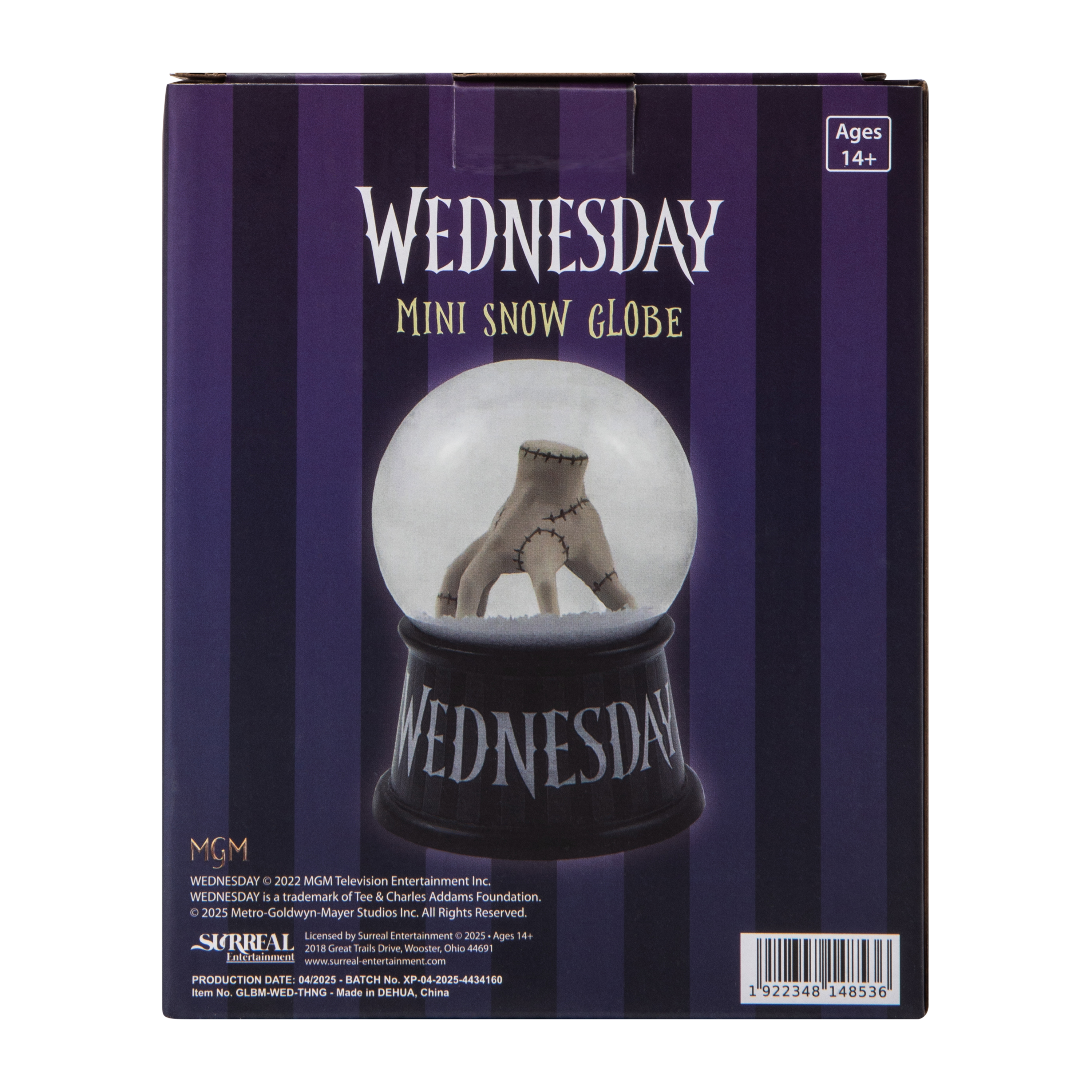 Wednesday Mini Snow Globe