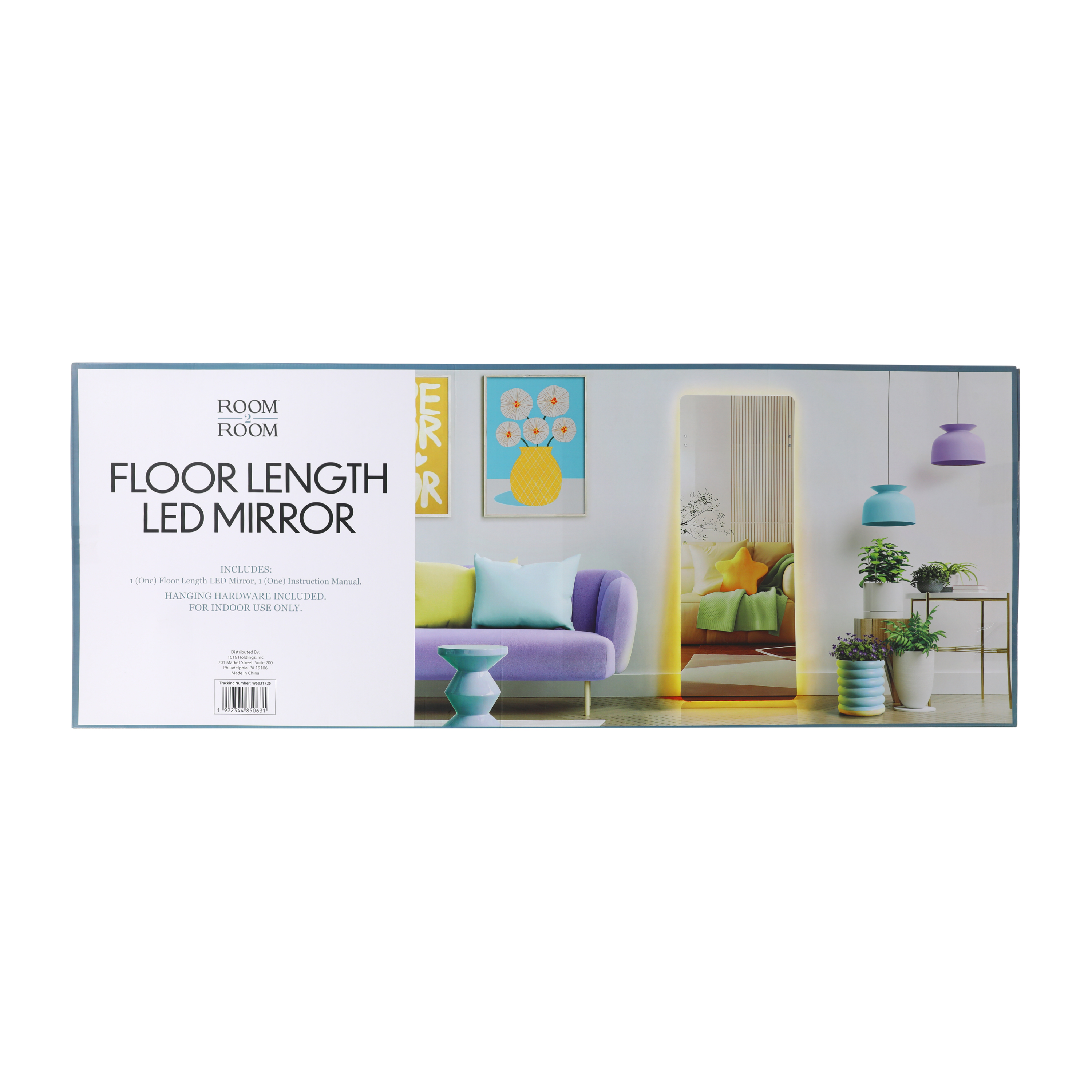 Floor Length LED Mirror