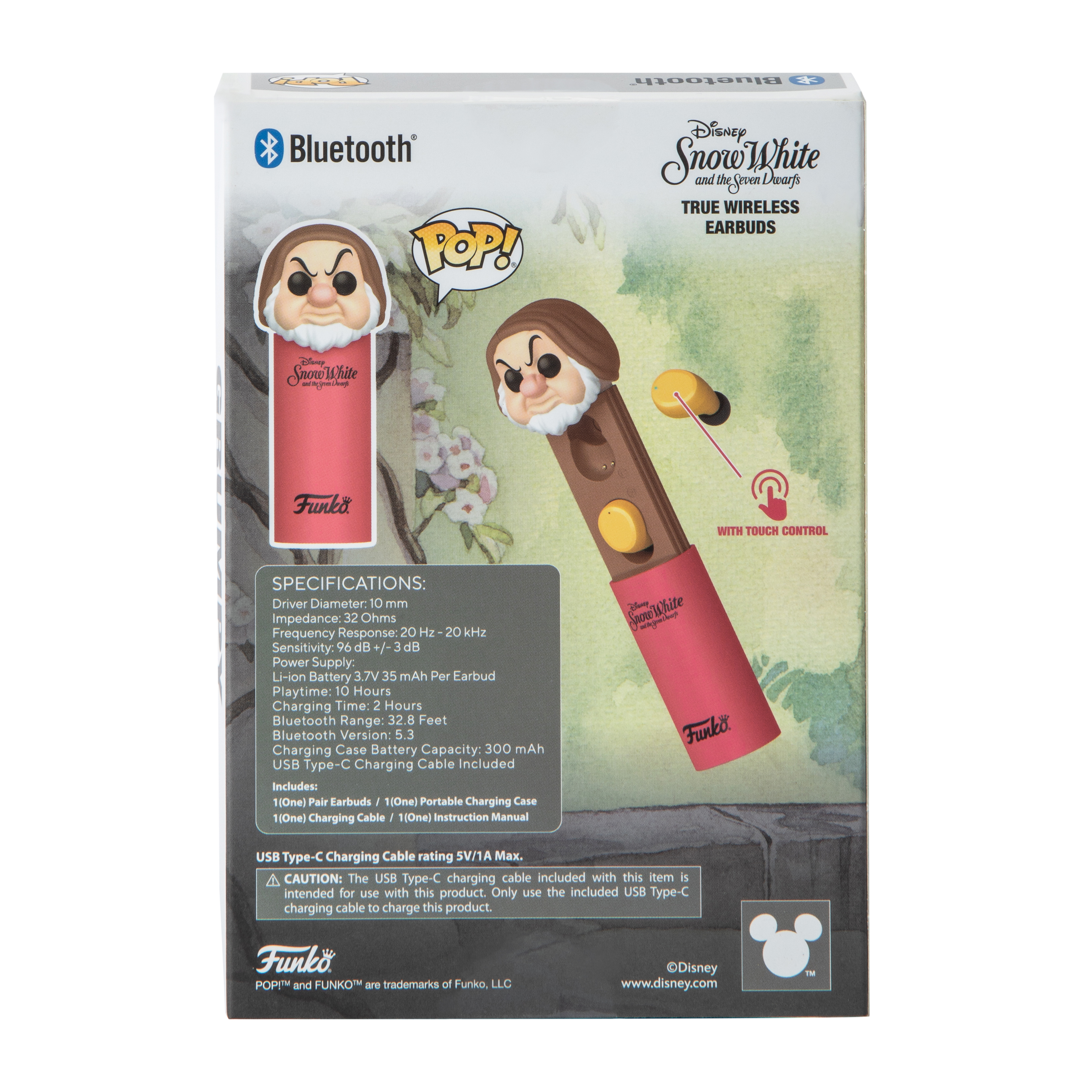 Funko Pop!® Disney Snow White And The Seven Dwarfs Grumpy True Wireless Earbuds