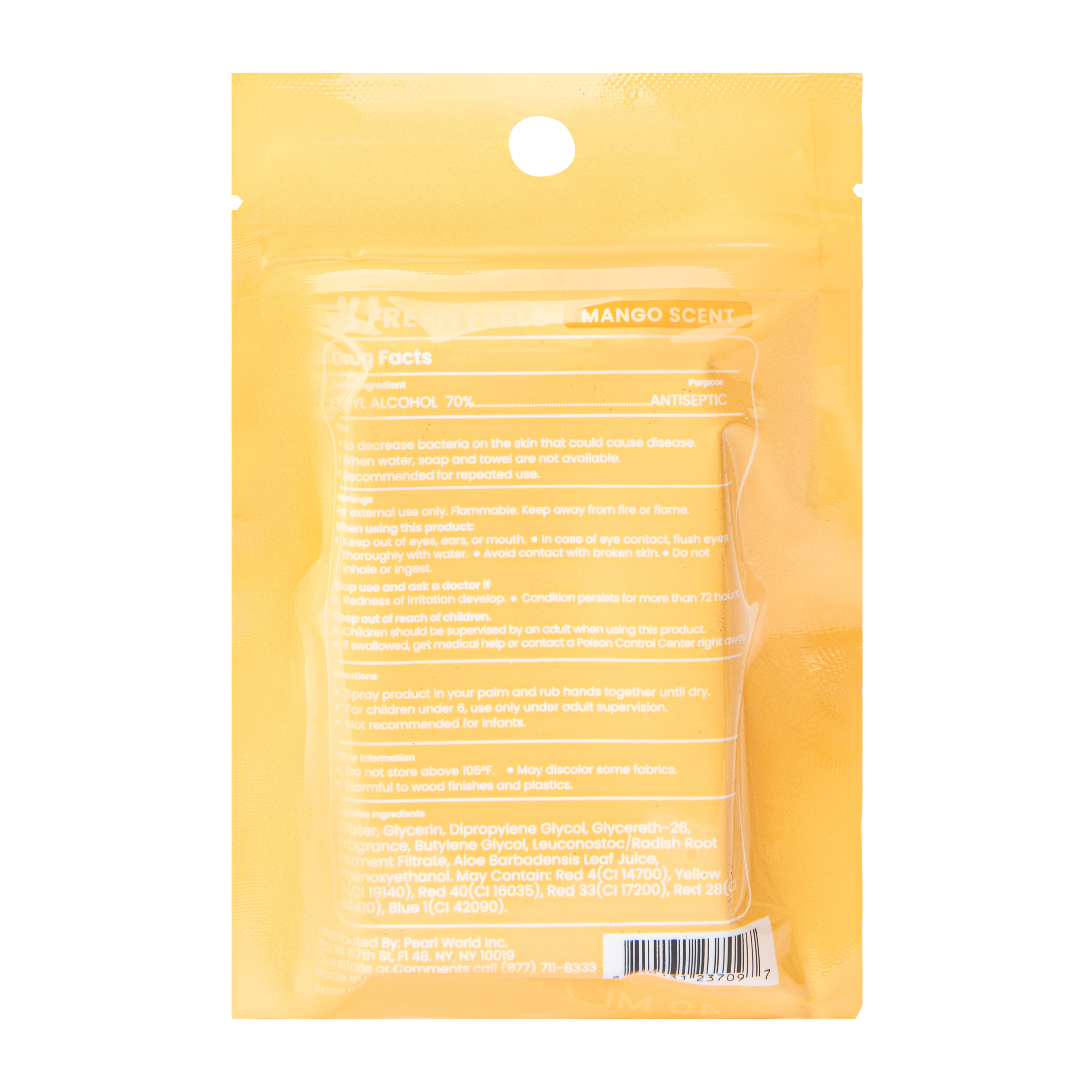 Fresh Feels Mango Scent Hand Sanitizer Mist 1.4oz