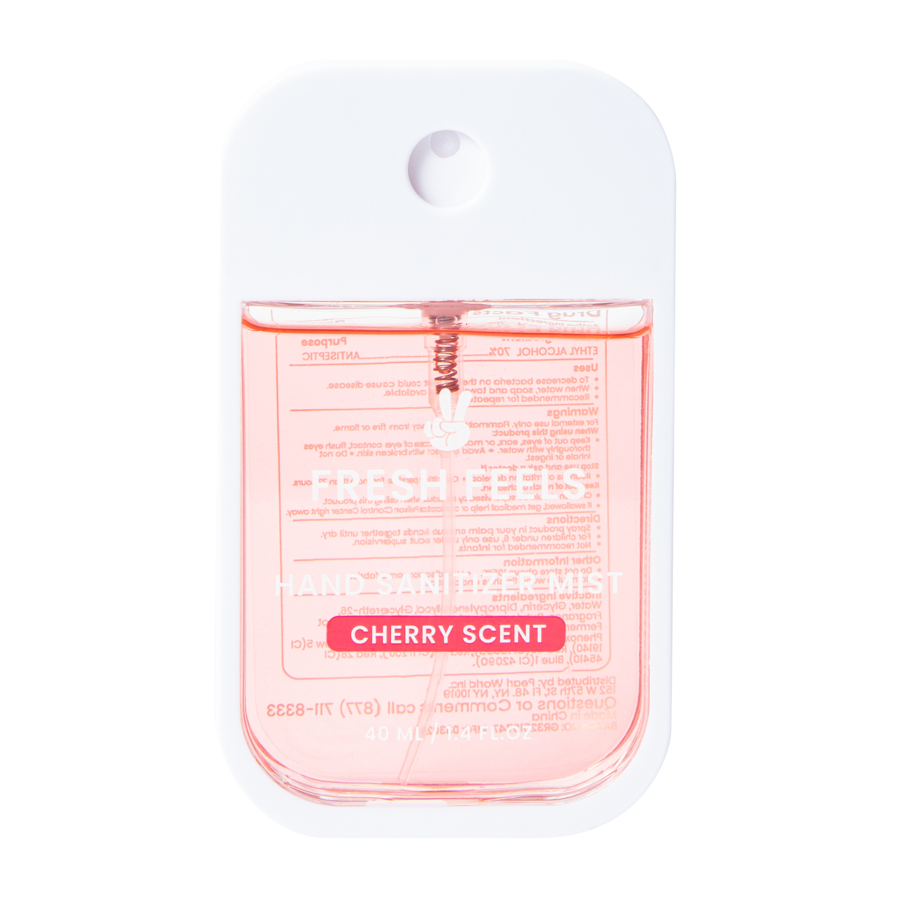 Fresh Feels Cherry Scent Hand Sanitizer Mist 1.4oz